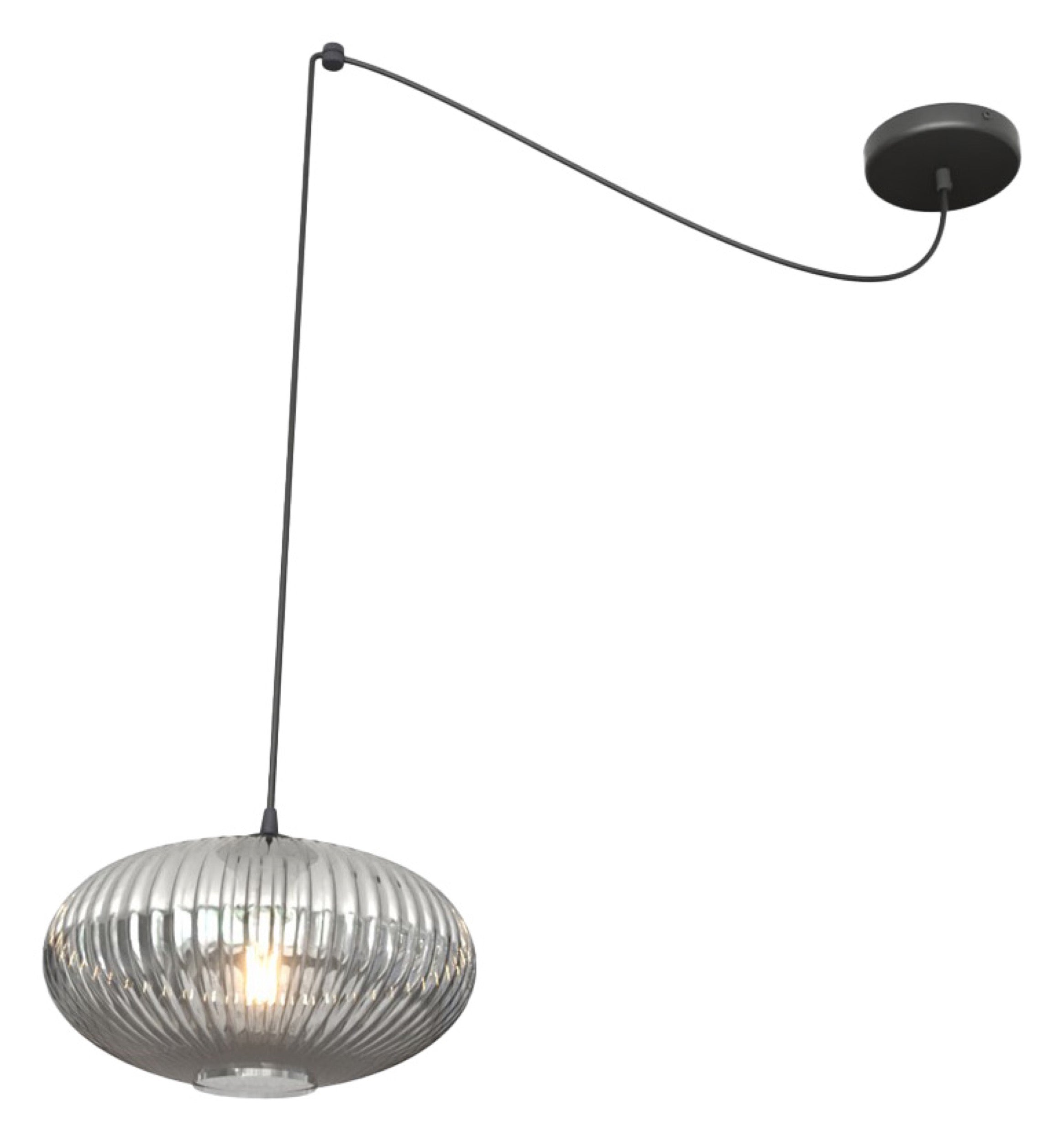 Lampa sufitowa Origo czarno-szara