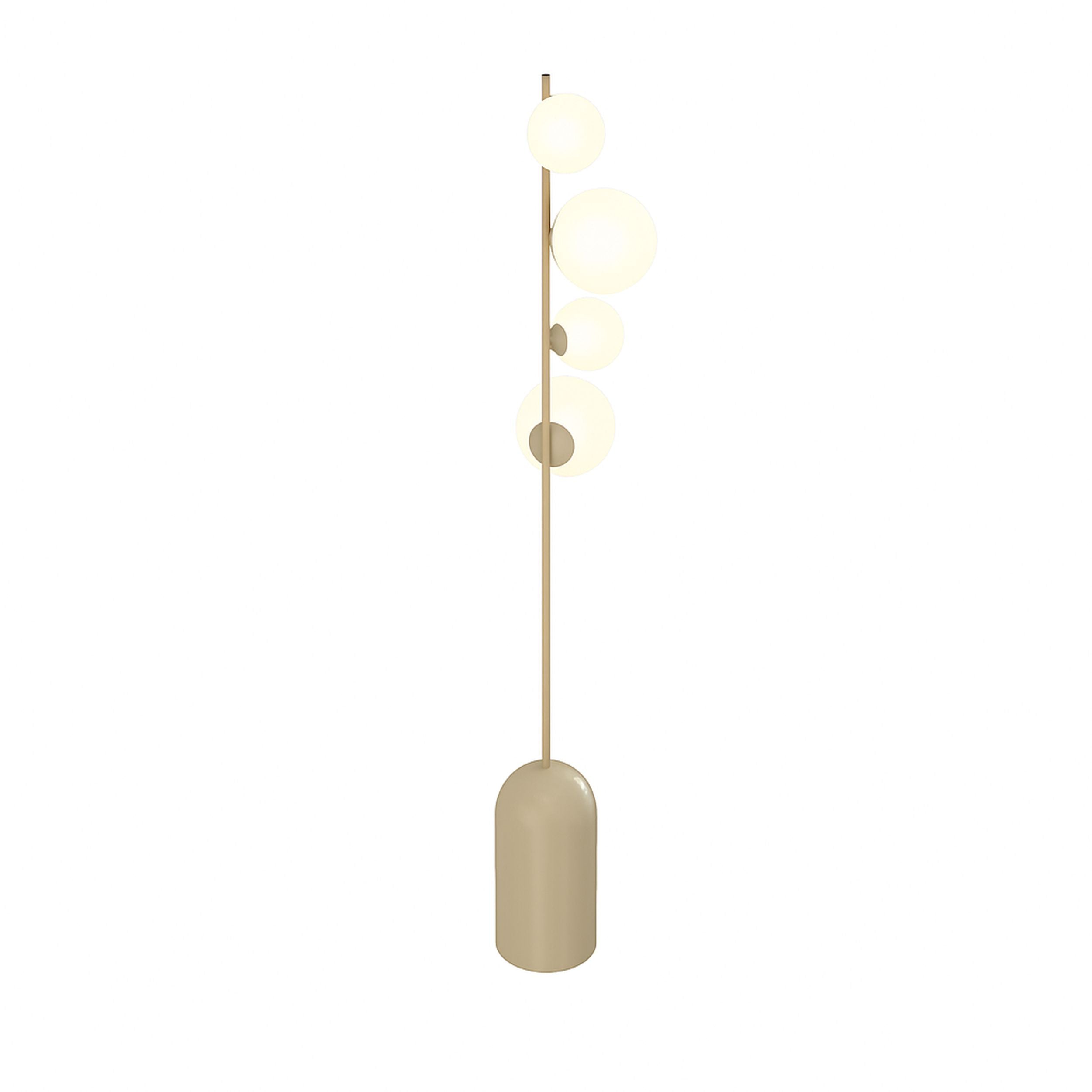 Lampa podłogowa Etno x4 mokka