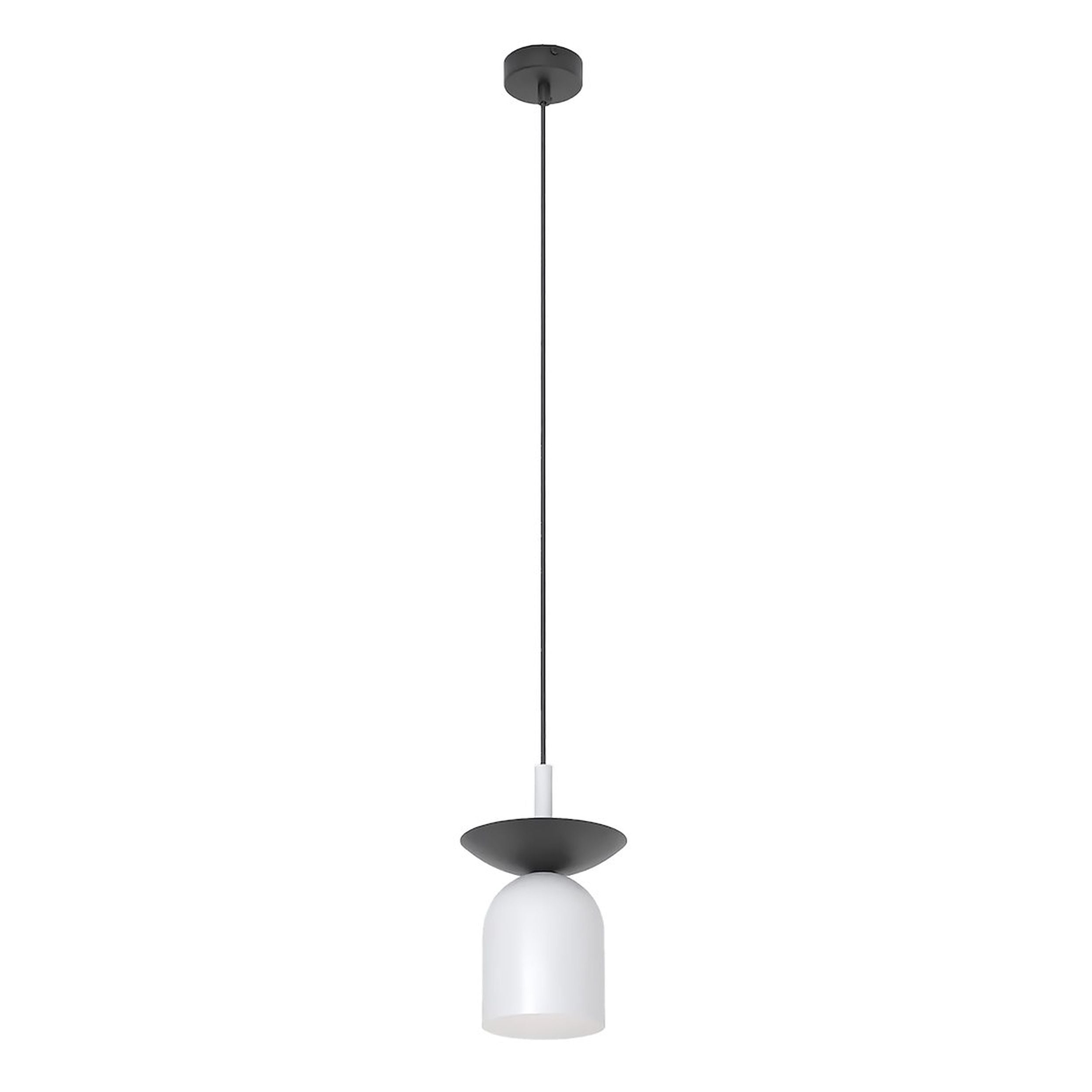 Lampa wisząca Ego czarny/ciepły szary