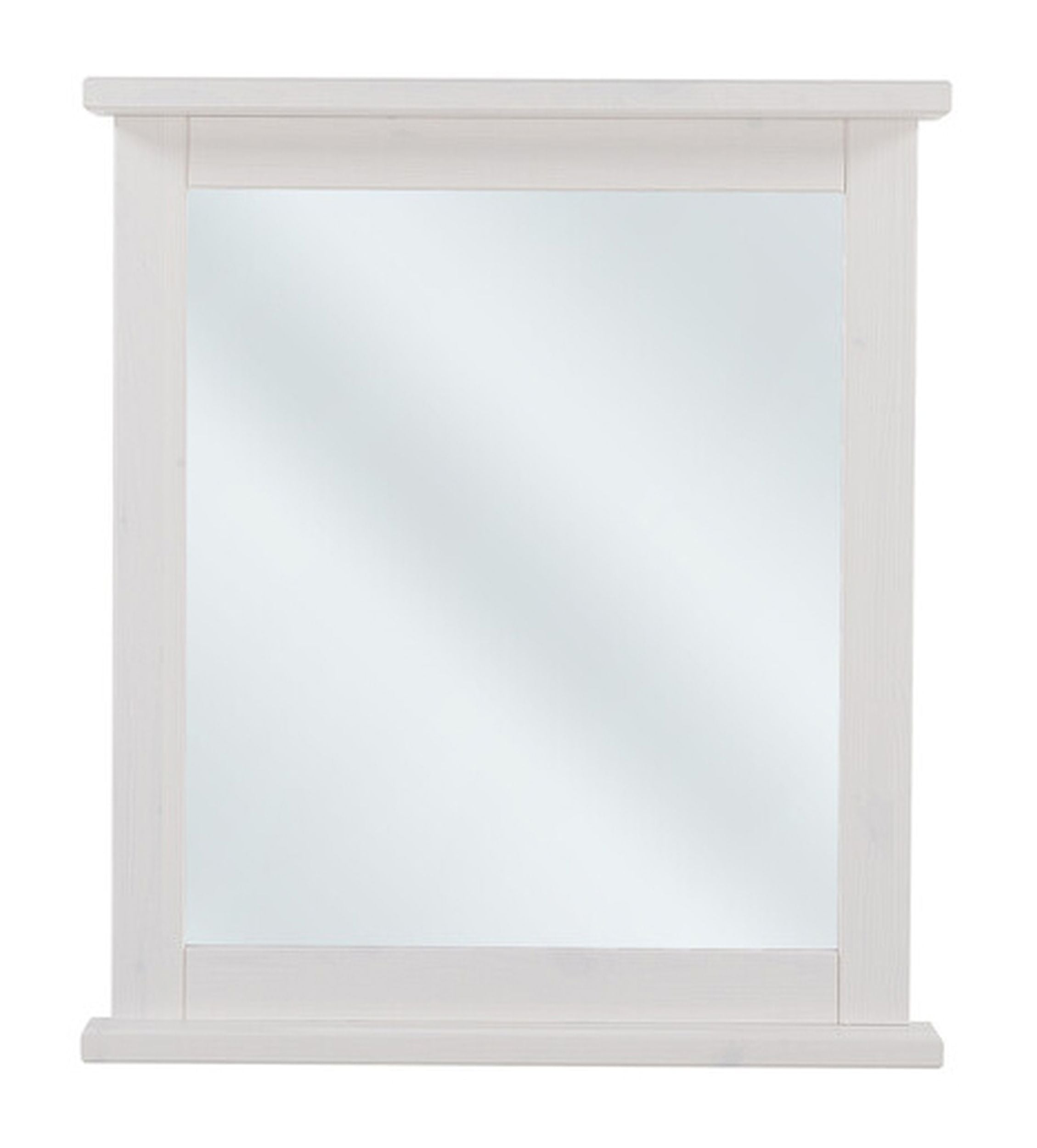 Lustro ścienne Octavia 80x70 cm w białej ramie