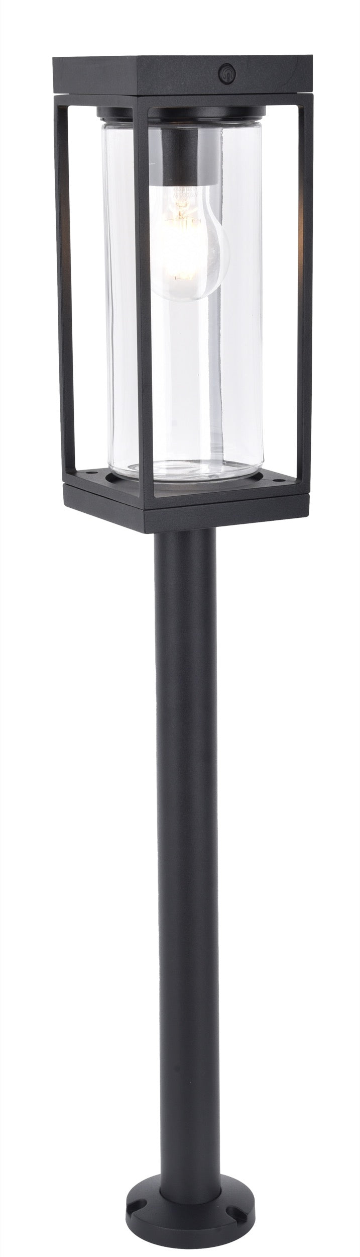 Lampa ogrodowa Flair LED solarna czarna