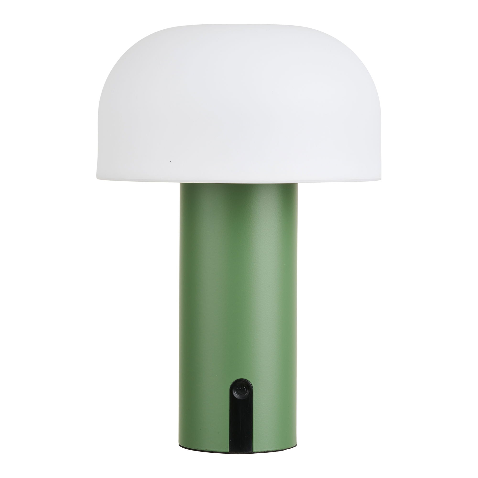 Lampa stołowa Soham LED akumulatorowa biało-zielona