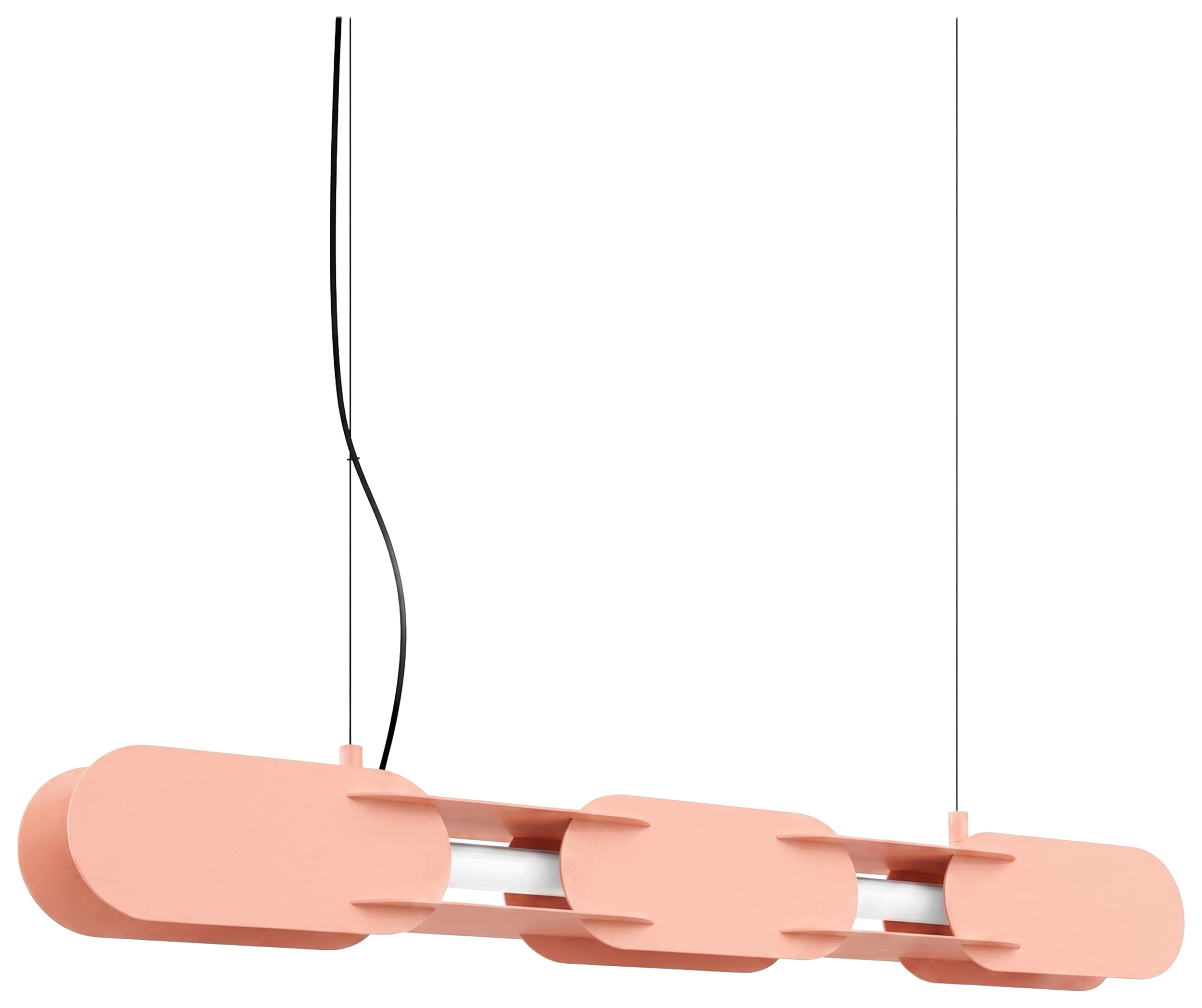 Lampa wisząca Chain 91 cm LED brzoskwiniowa