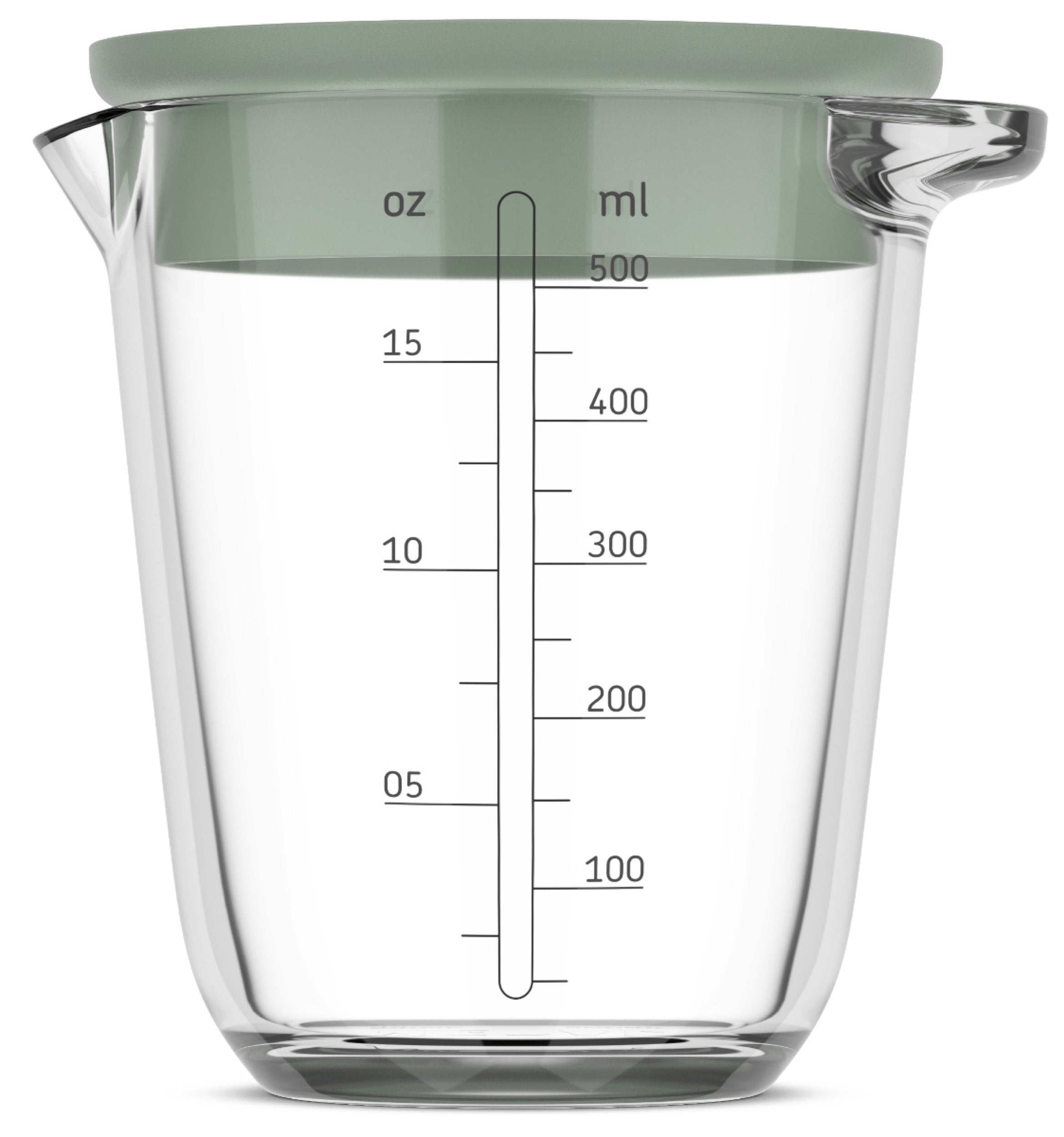 Dzbanek z miarką i pokrywką Chef It 500 ml zielony