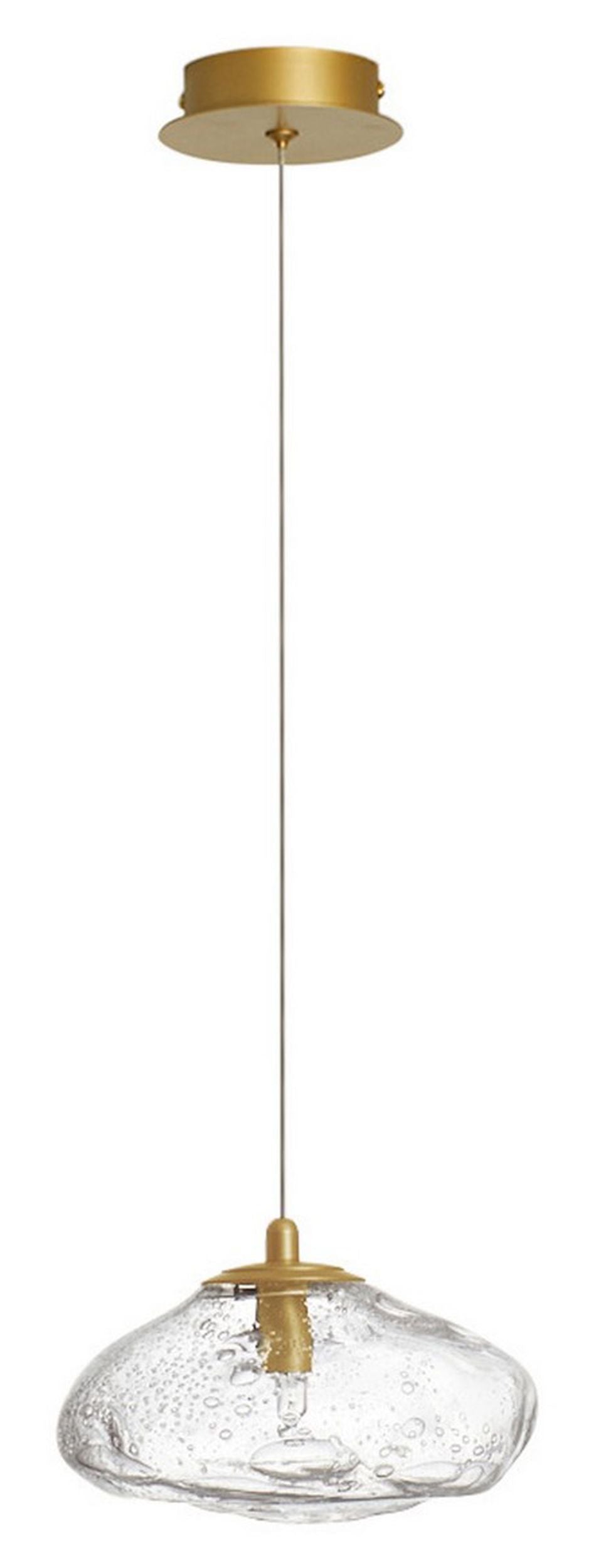 Lampa wisząca Elanke x1 złota