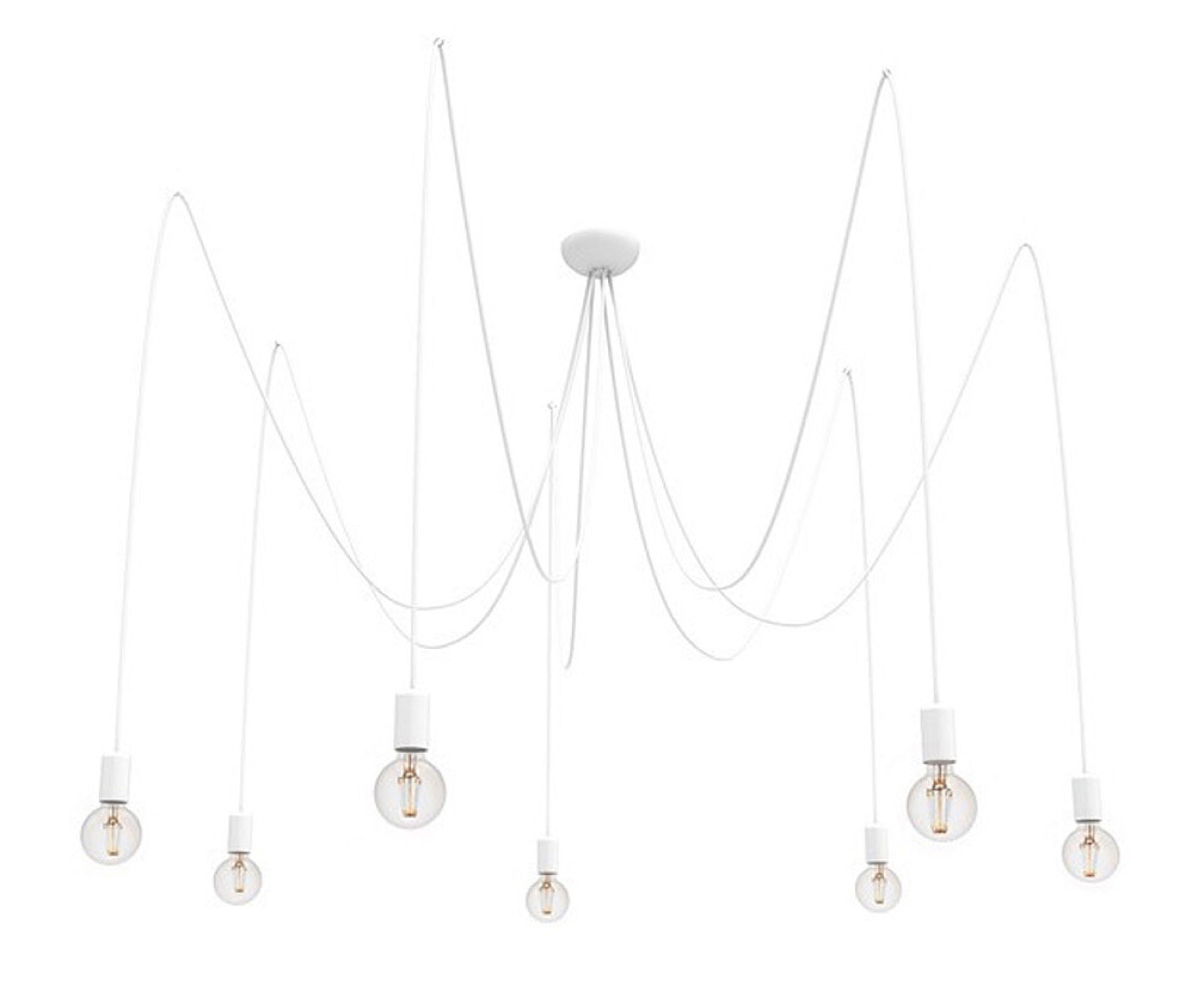 Lampa wisząca Spider VII 300x300 cm biała