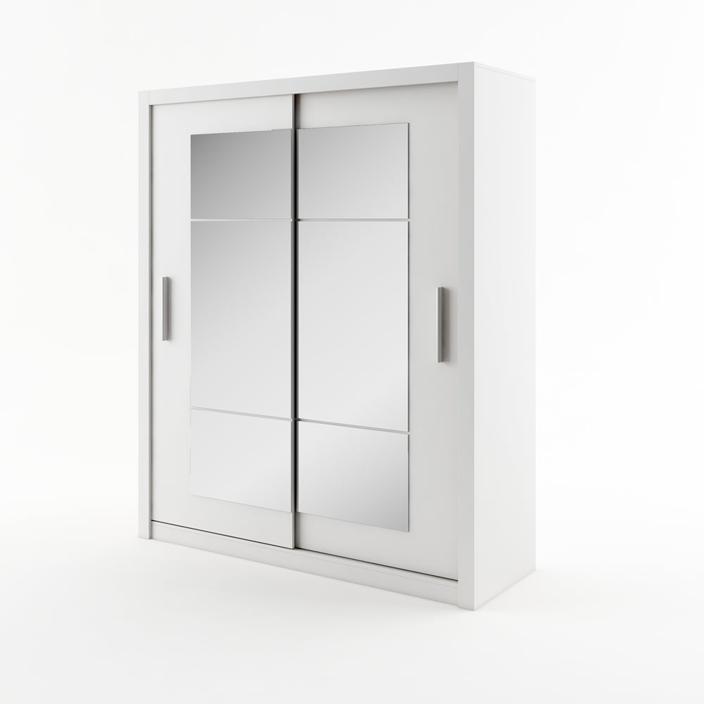 Szafa Idea 180 cm z lustrami biała