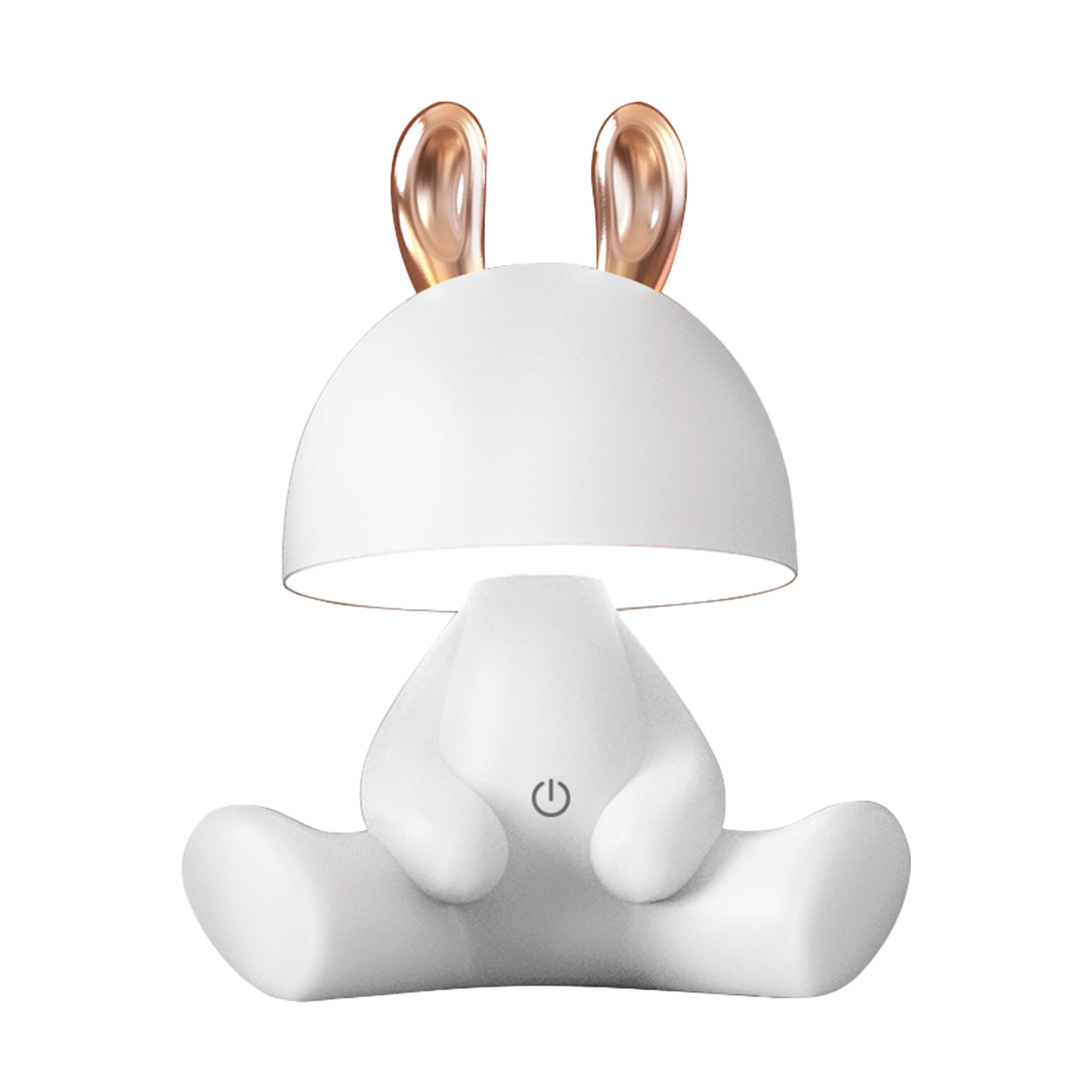 Lampa stołowa Króliczek biała