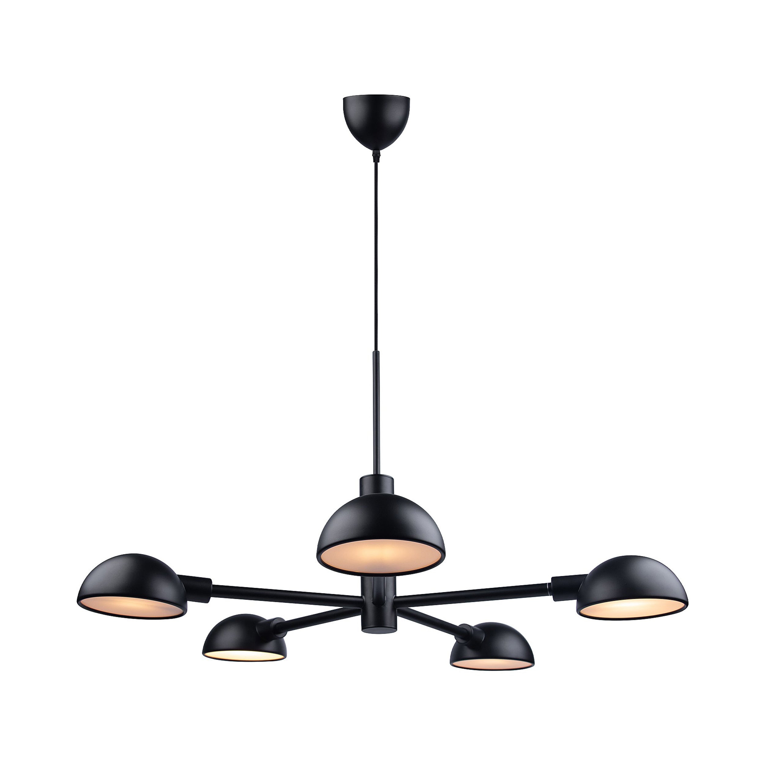 Lampa wisząca Nomi x5 czarna