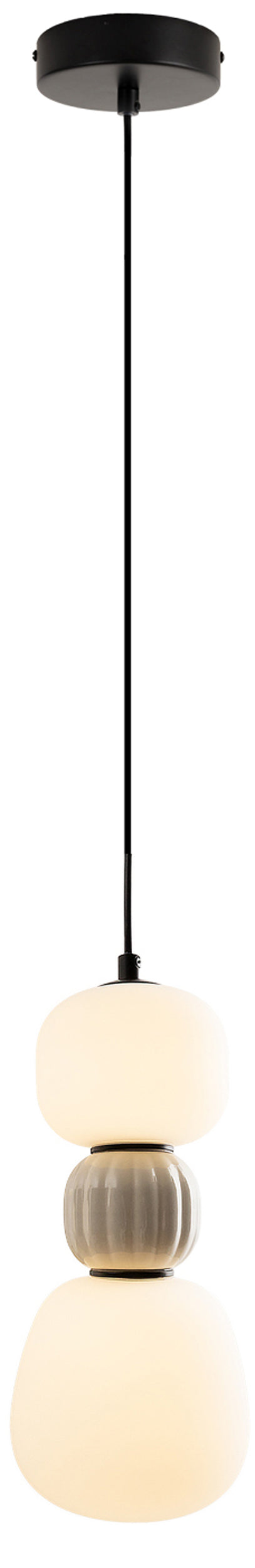 Lampa Wisząca LED Modern x2 szara