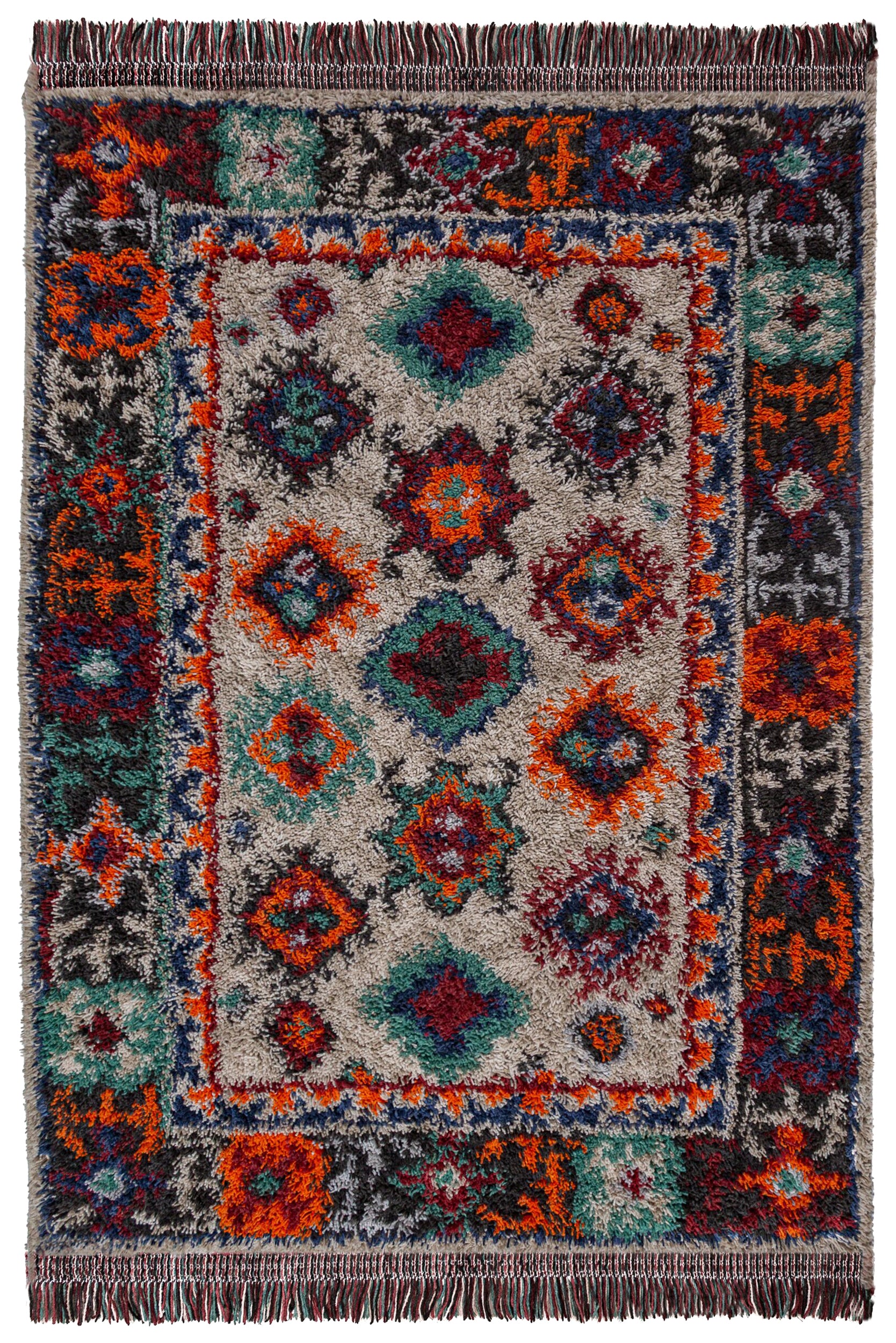 Dywan Lia Shaggy 133x190 cm wielokolorowy
