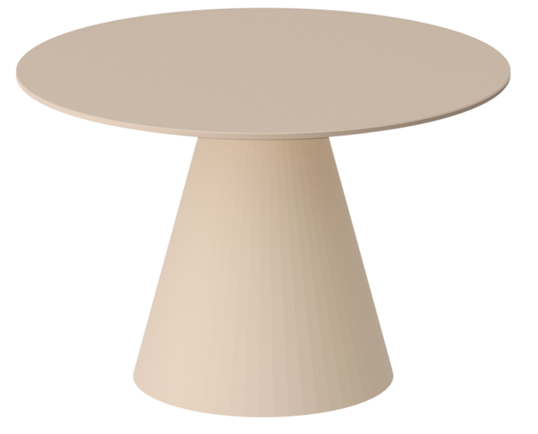 Stolik kawowy Ritelly okrągły 80 cm cappuccino mat