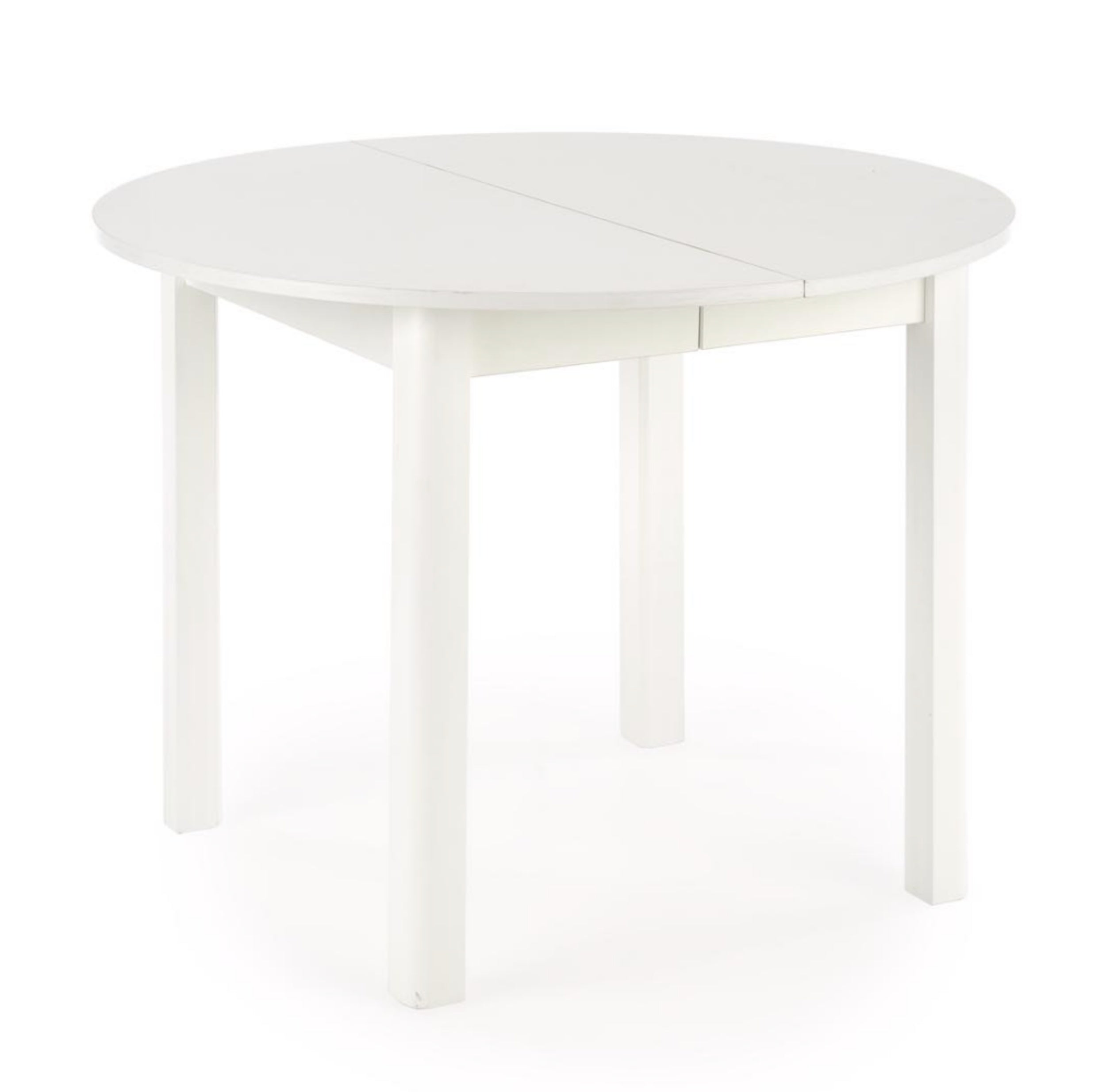 Stół rozkładany Nelloom 102-142x102 biały