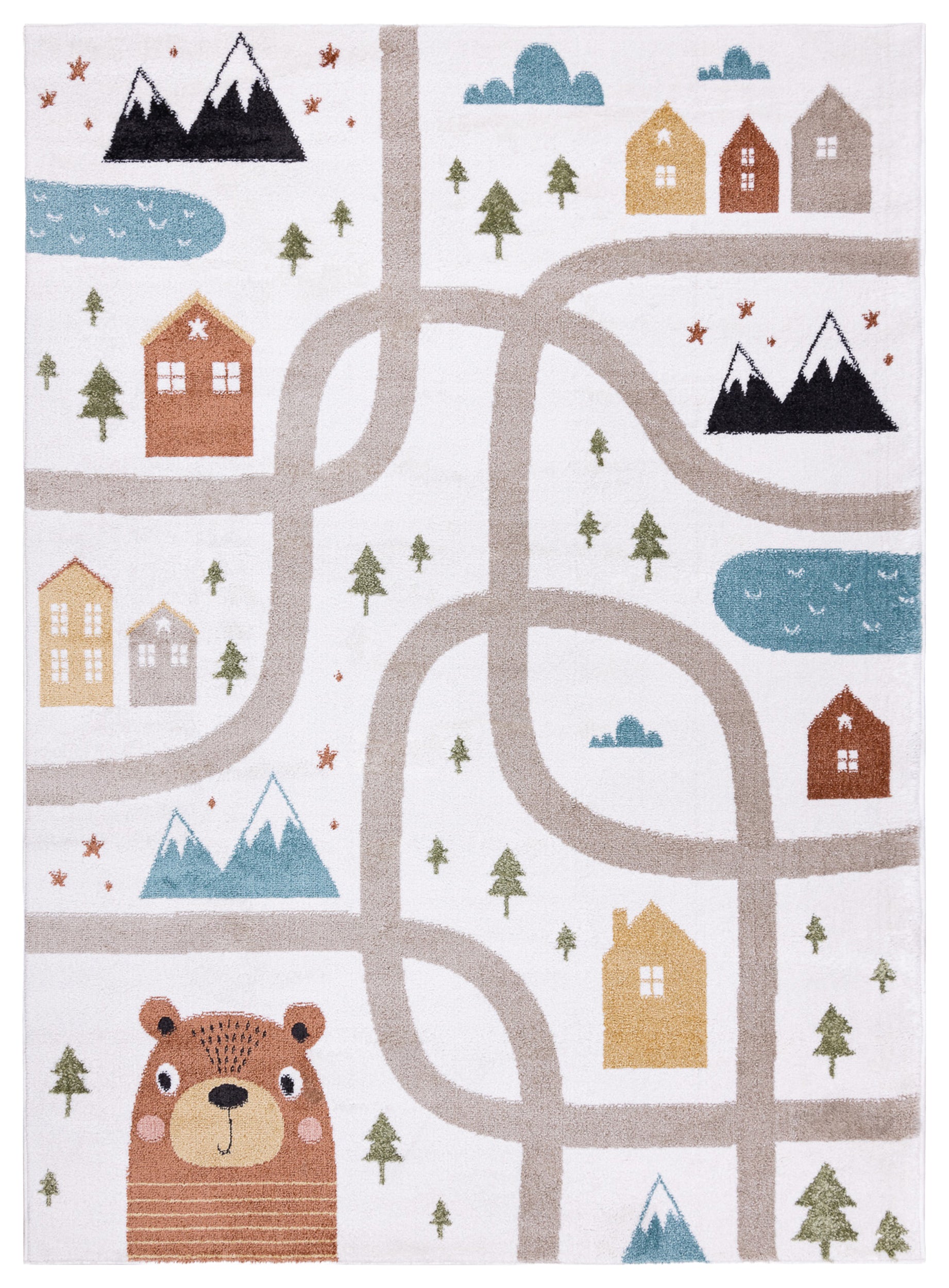 Dywan dziecięcy Fun Polar 140x190 cm kremowy