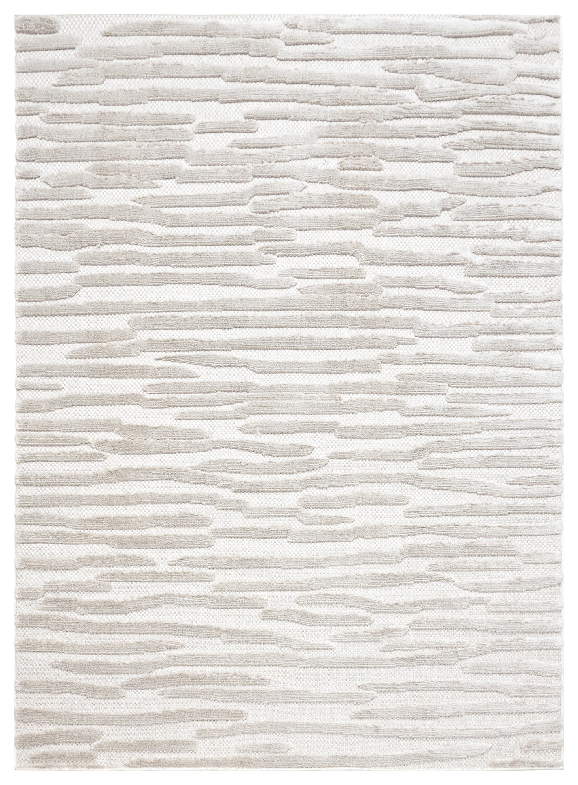 Dywan zewnętrzny Santo Sznurkowy Sizal 200x290 cm beżowy w fale