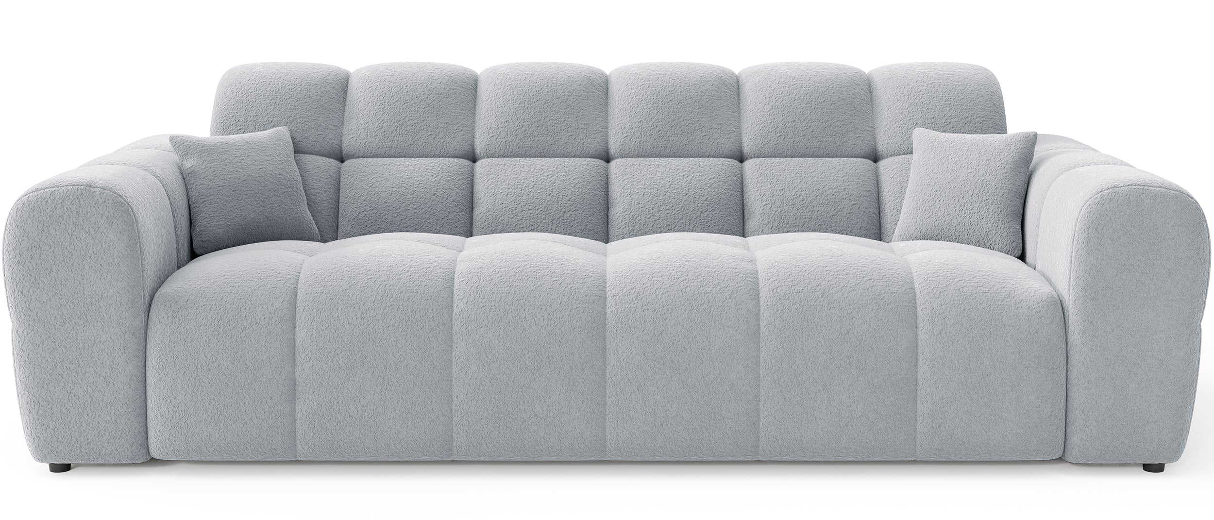 Sofa trzyosobowa Monti jasnoszara szenil