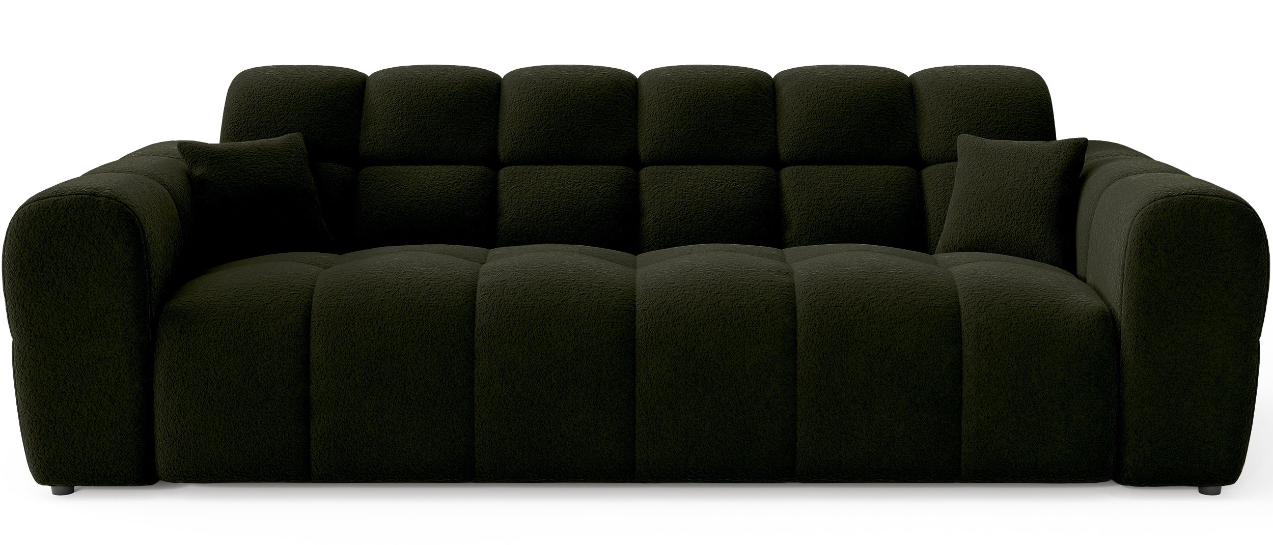 Sofa trzyosobowa Monti oliwkowa szenil