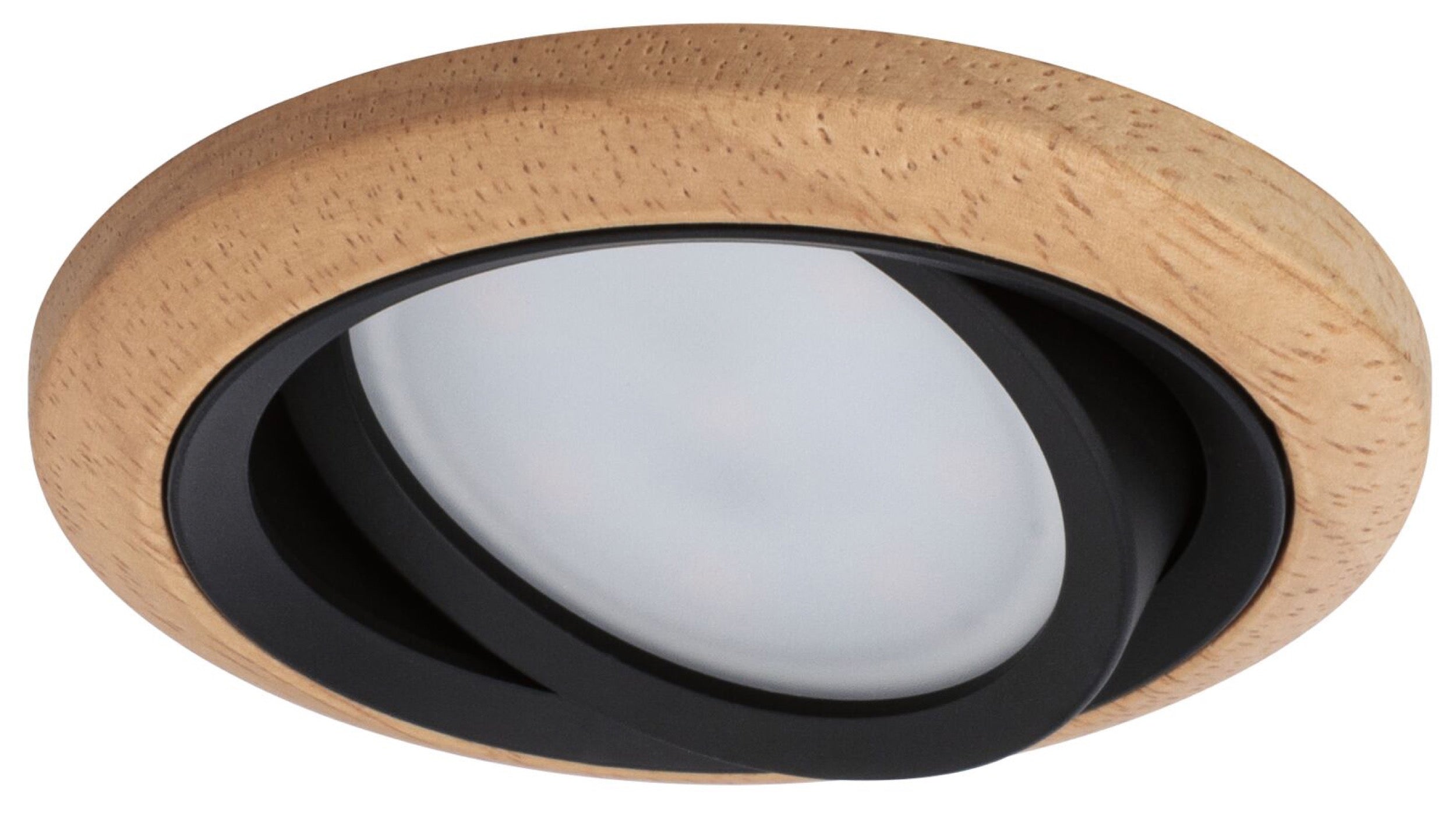 Spot sufitowy Lanati LED czarno-brązowy