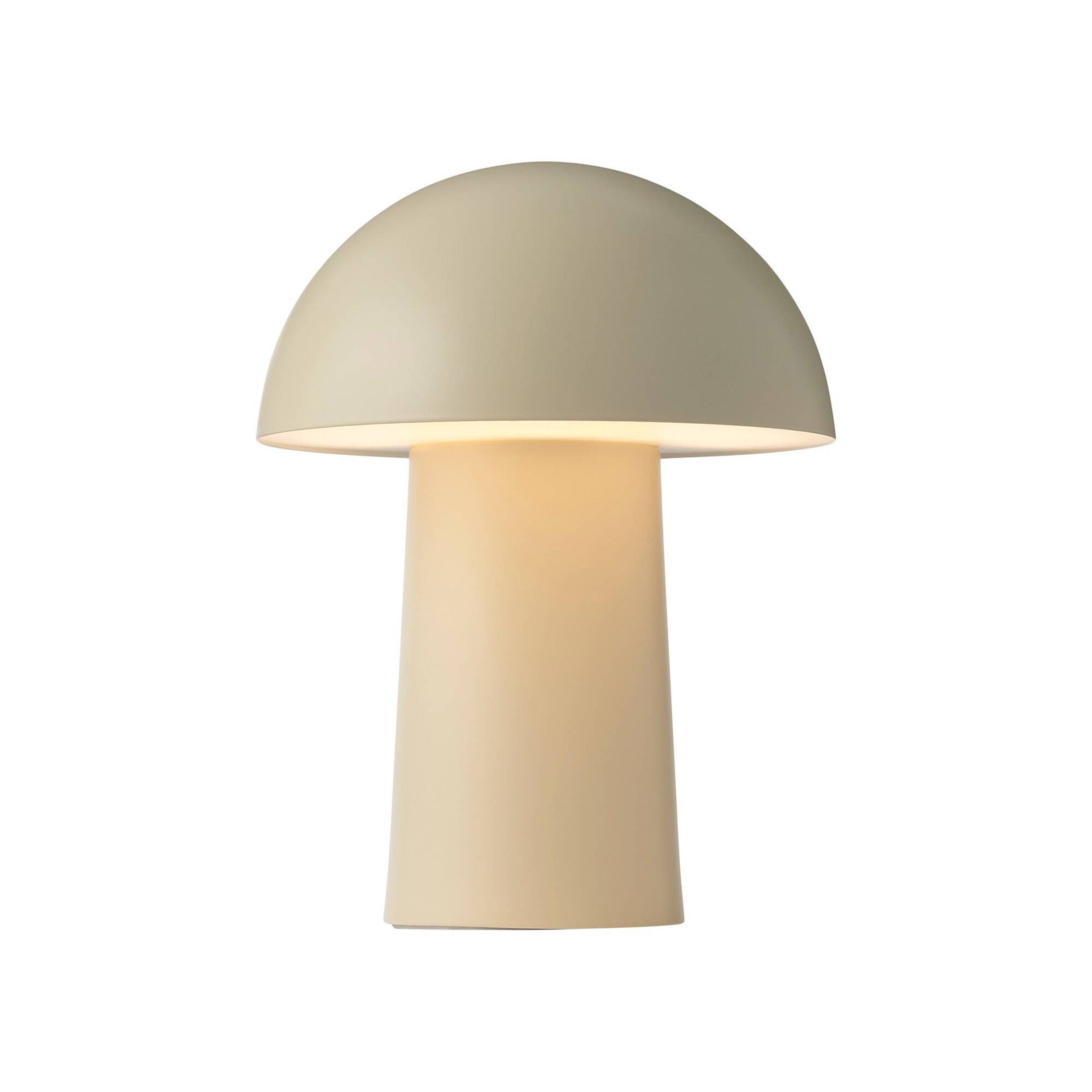 Lampa stołowa przenośna Faye beżowa z funkcją ściemniania