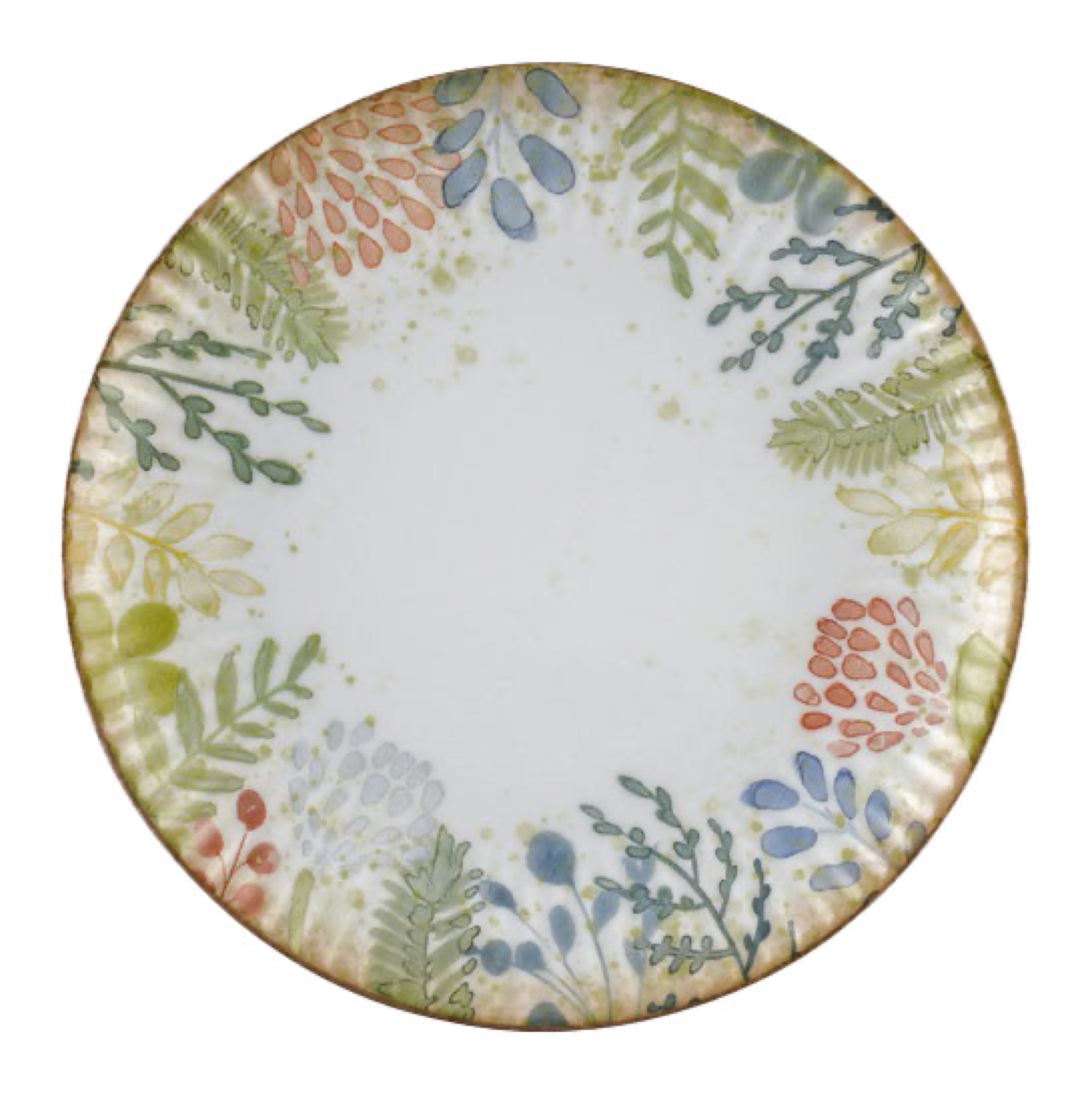 Talerz płytki porcelanowy Daisy 20,5 cm wielokolorowy