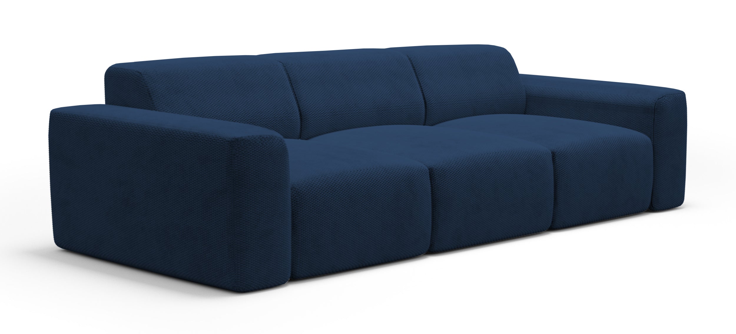 Sofa trzyosobowa Terrafino granatowa w tkaninie hydrofobowej