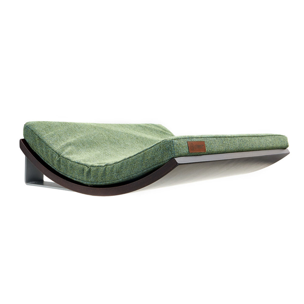Półka dla kota CHILL DeLUXE wenge zielona