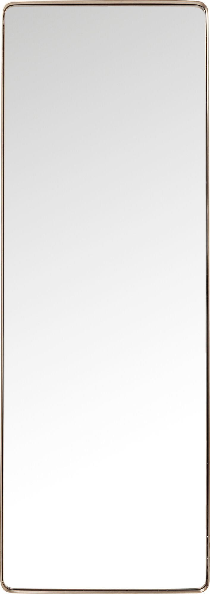 Lustro stojące rama stalowa miedziana 200x70 cm