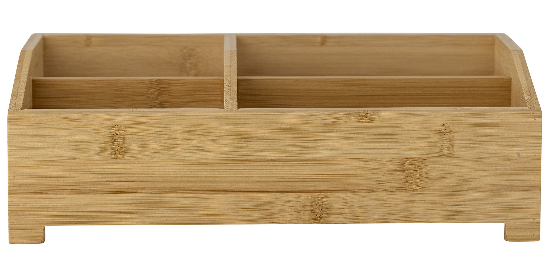 Organizer z przegrodami 30,5x18 cm naturalny z bambusa