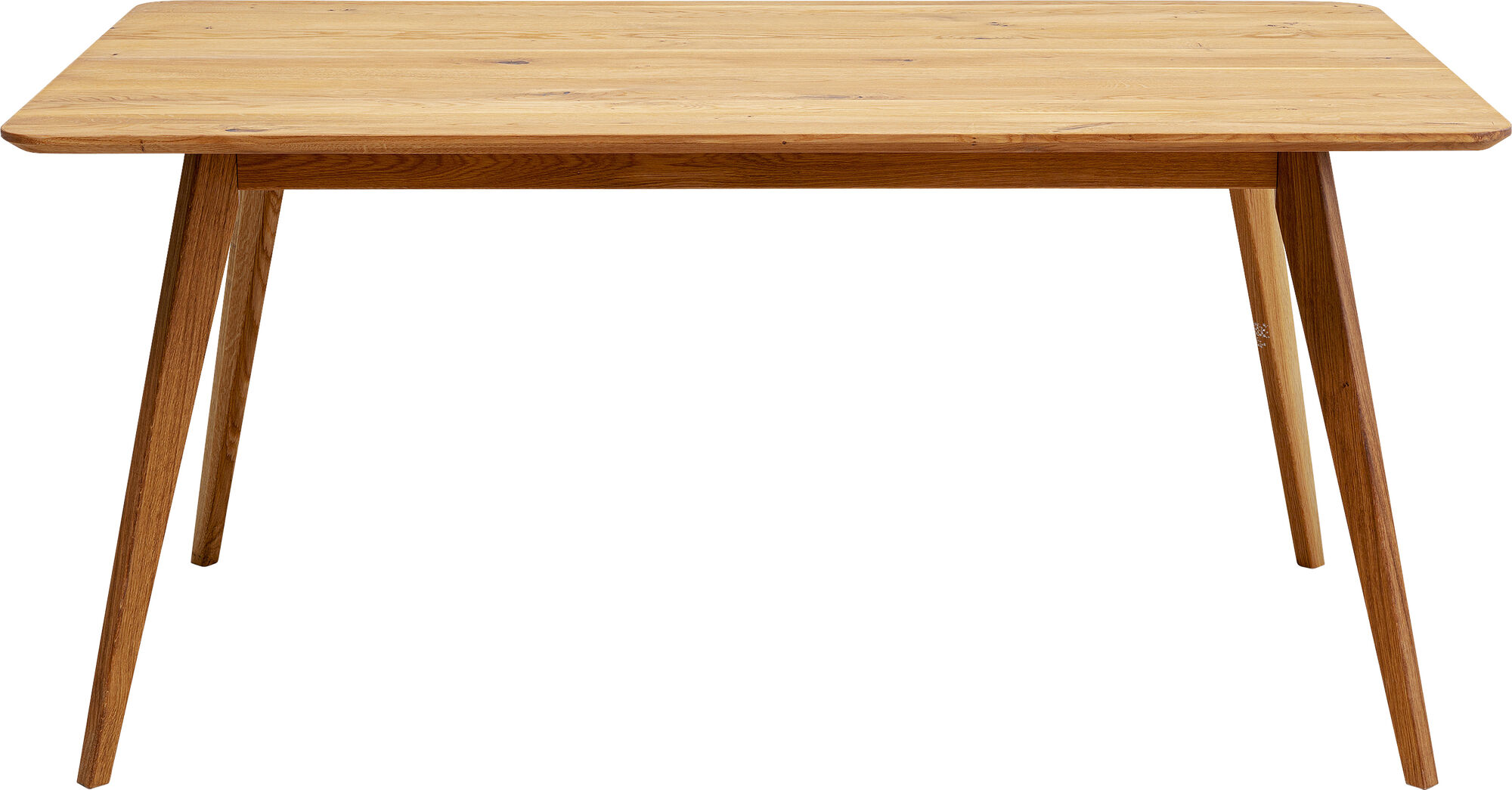 Stół z drewna dębowego blat prostokątny 160x90 cm