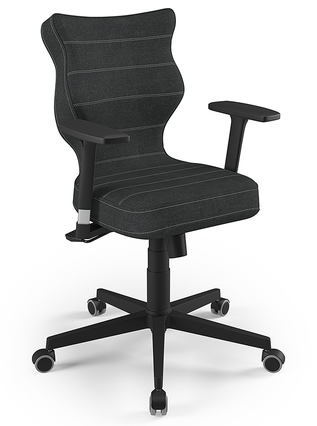 Biurowe krzesło o ergonomicznym oparciu Nero Black