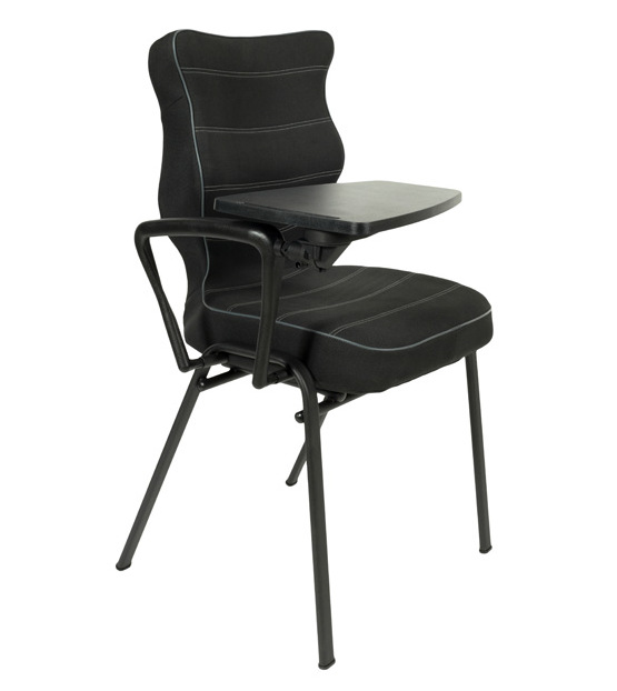Ergonomiczne krzesło konferencyjne z pulpitem Uni Plus