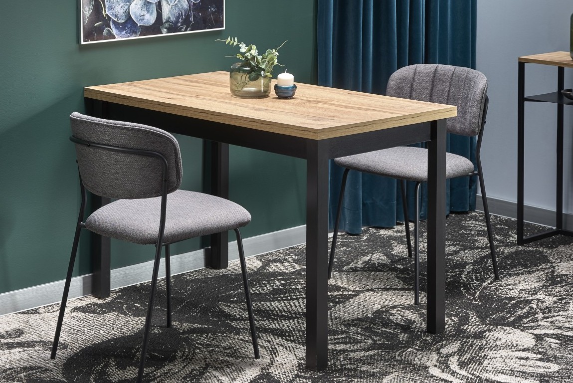 Nierozkładany stół w stylu industrialnym Cobalt
