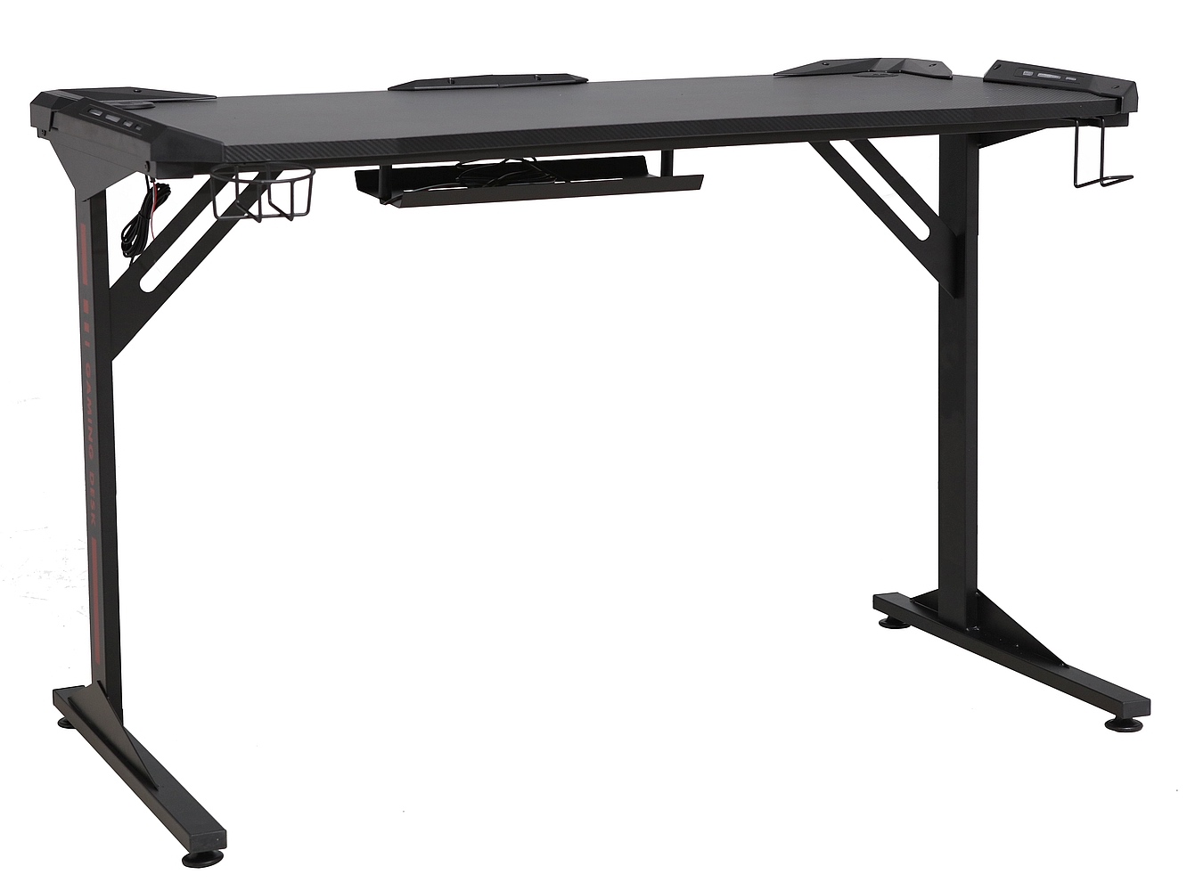 Biurko gamingowe B-216 z oświetleniem LED