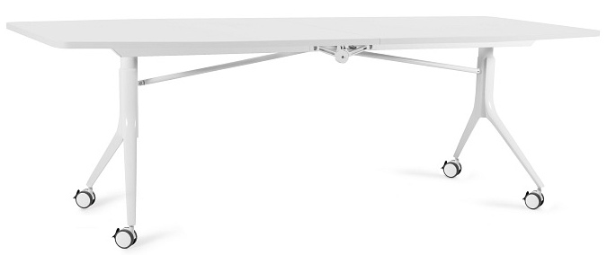 Składany stół konferencyjny na kółkach Carl Table 240x100 cm