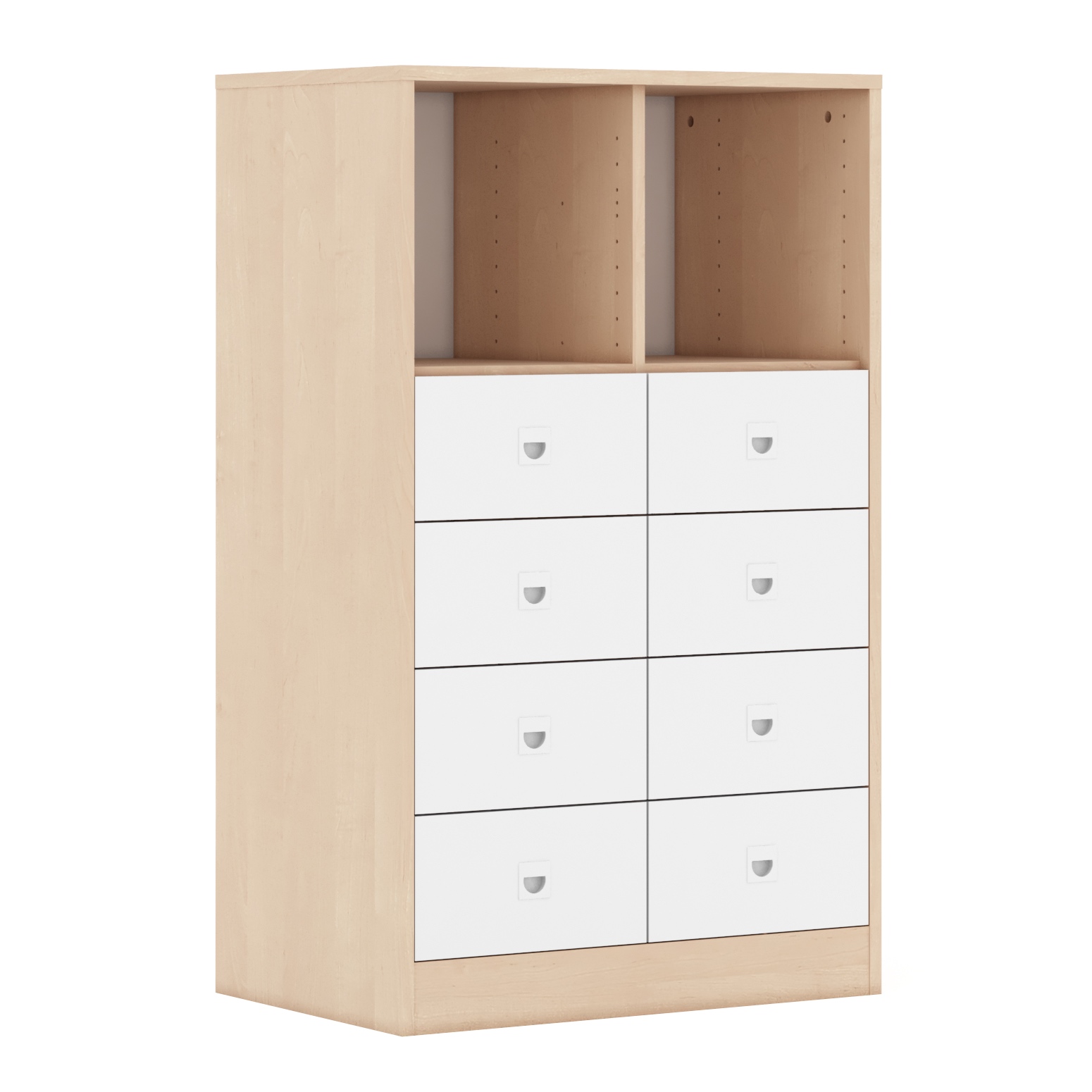 Szafka szkolna z szufladami Blox BASE 70 index 3PP-2R-8SB