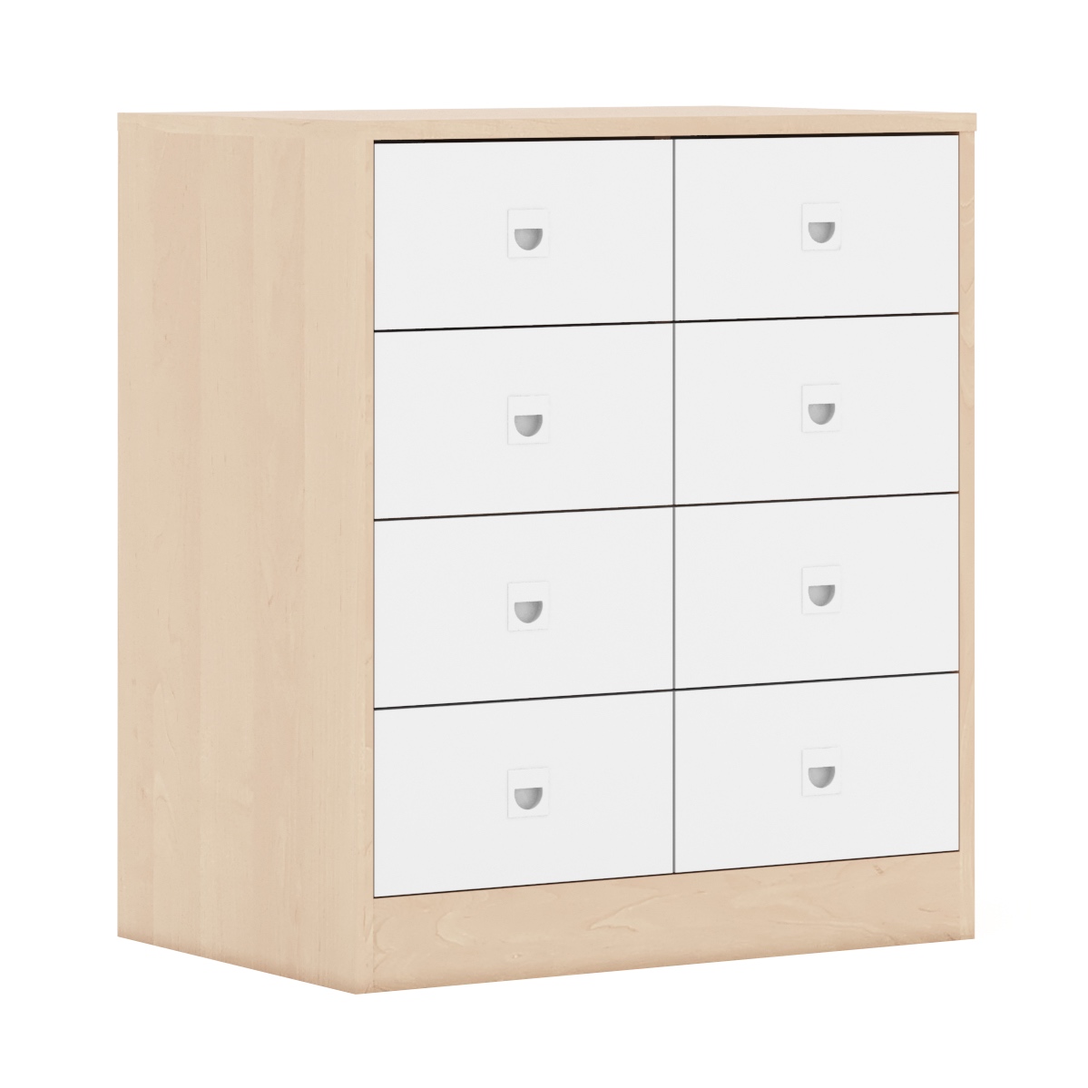 Szafka szkolna z szufladami Blox BASE 70 index 2PP-2R-8SB