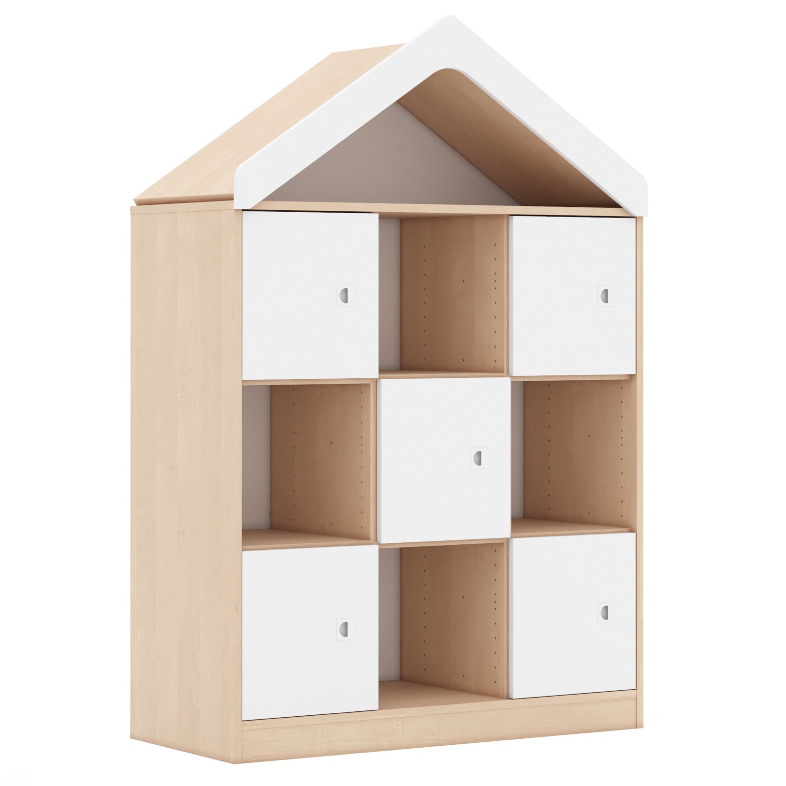 Regał szkolny domek Blox BASE 110 index 3PP-3R-5F1-D
