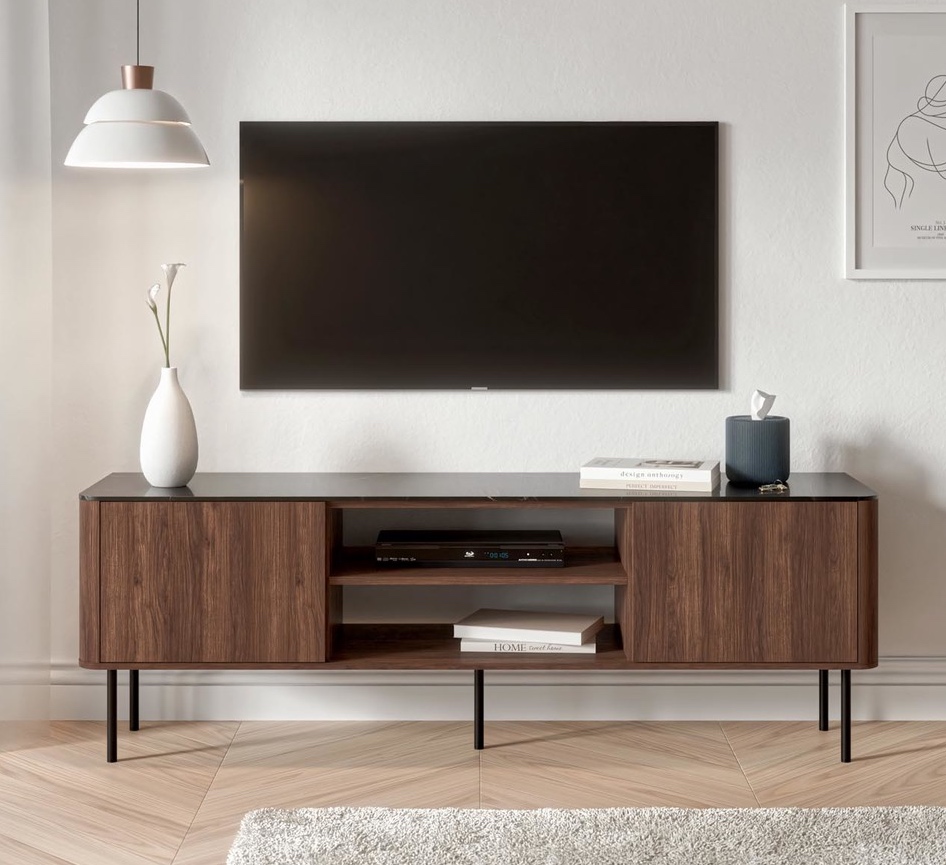 Stolik pod telewizor 150 cm Solano RTV-1 Halmar, orzech