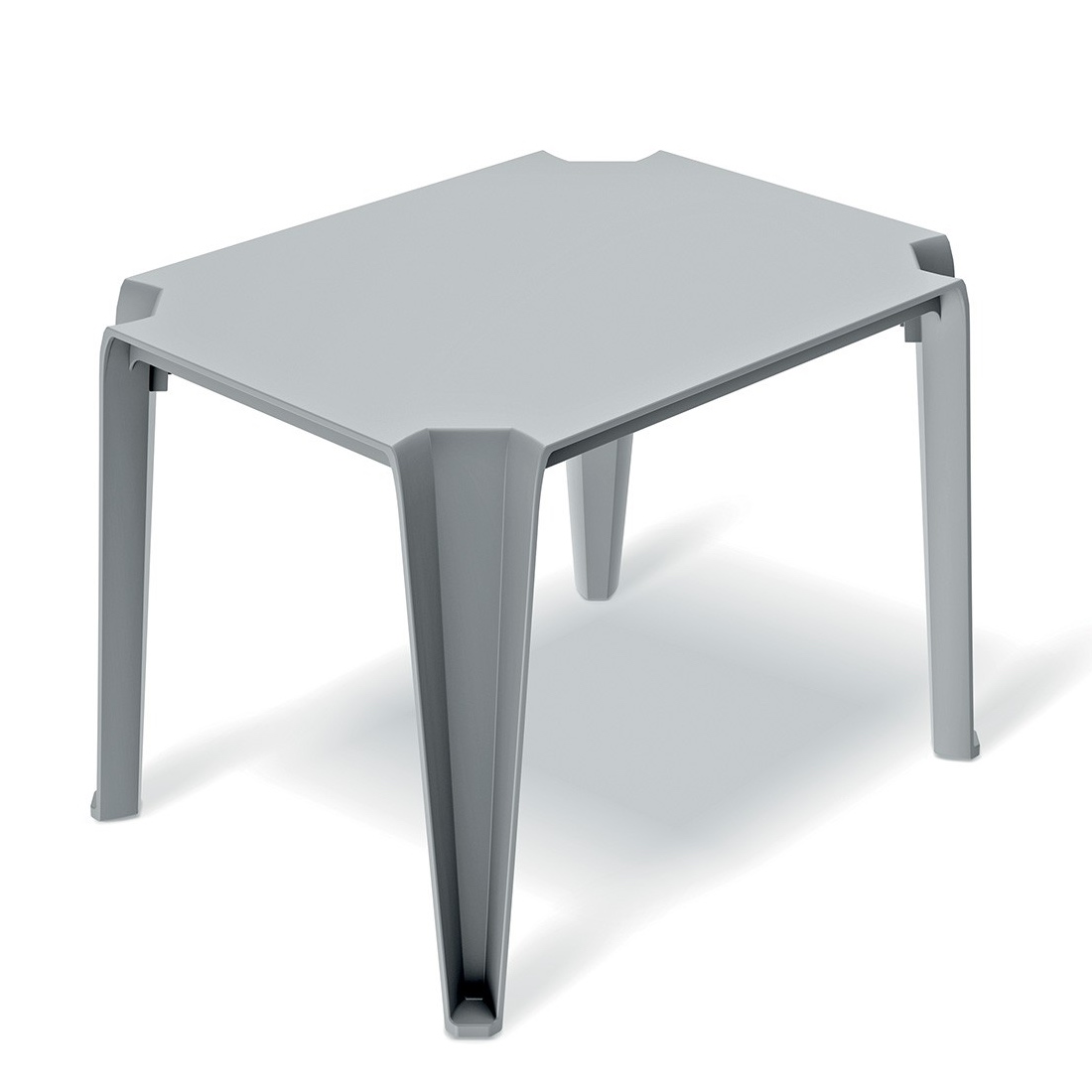 Plastikowy stolik kawowy do ogrodu Lottie 77x59 cm