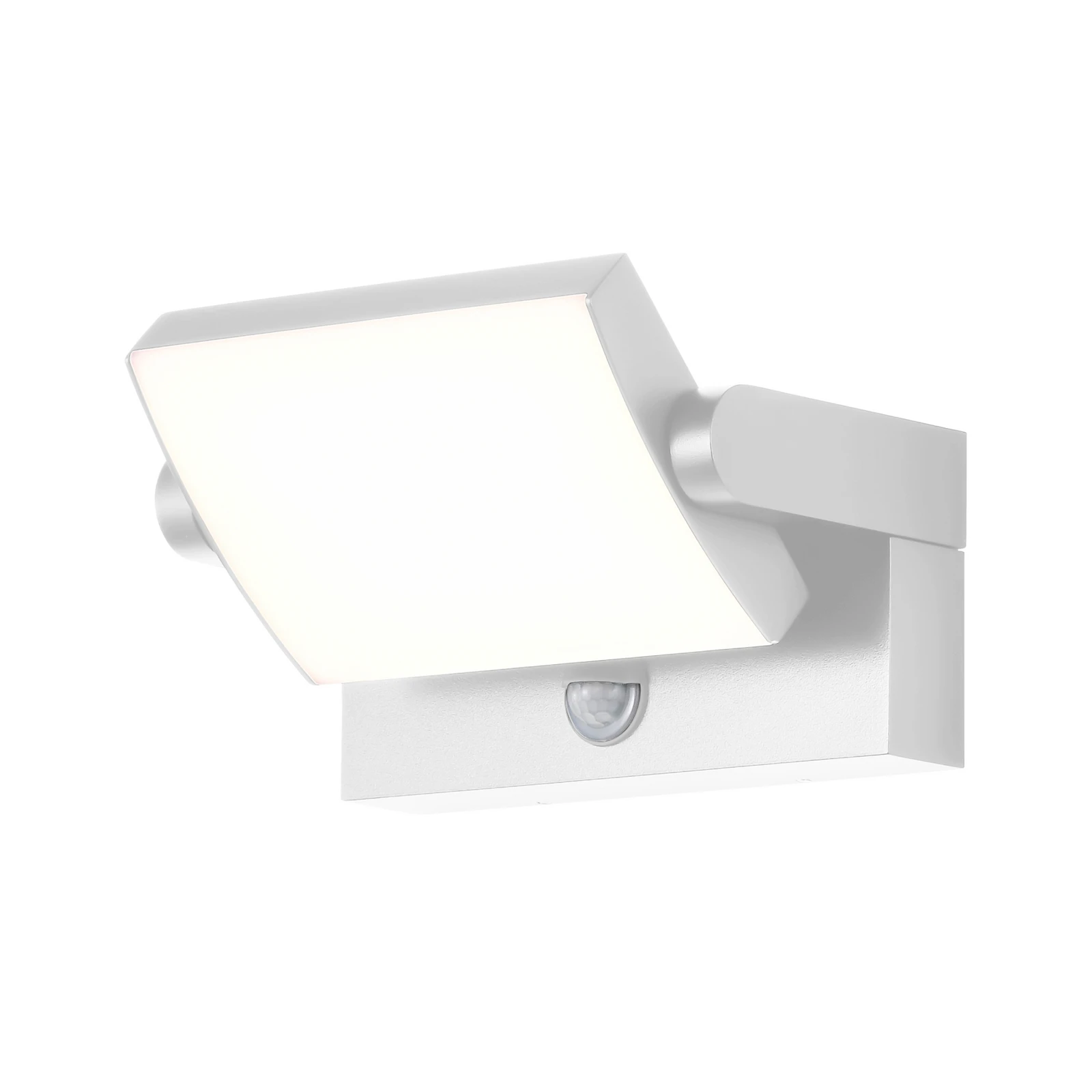 Kinkiet LED CMD 9111, czujnik, biały, 21 cm, CCT, IP54