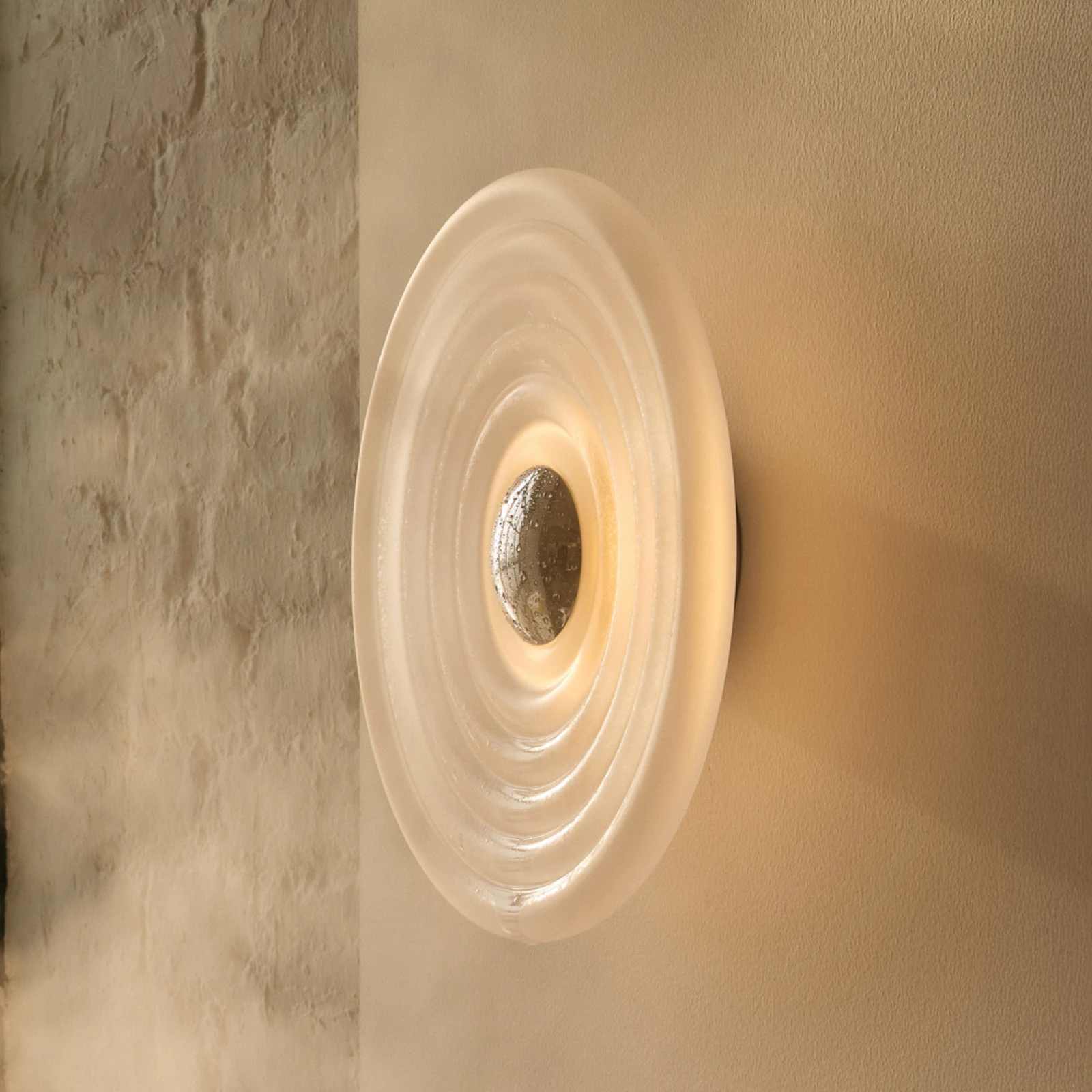 Tom Dixon Kinkiet LED Press Sphere, matowy, Ø 35 cm
