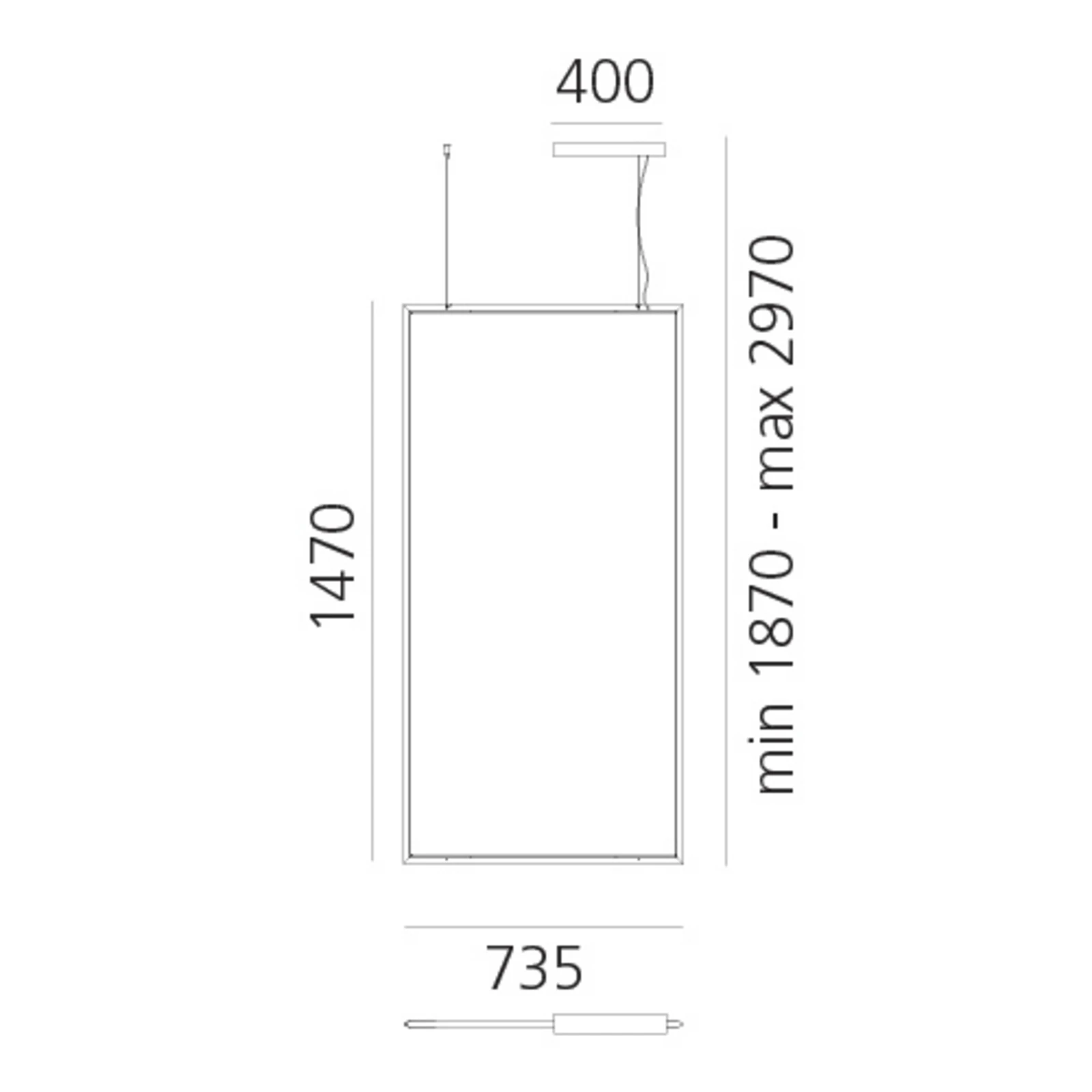 Artemide Discovery Rectangular DALI czarna CCT