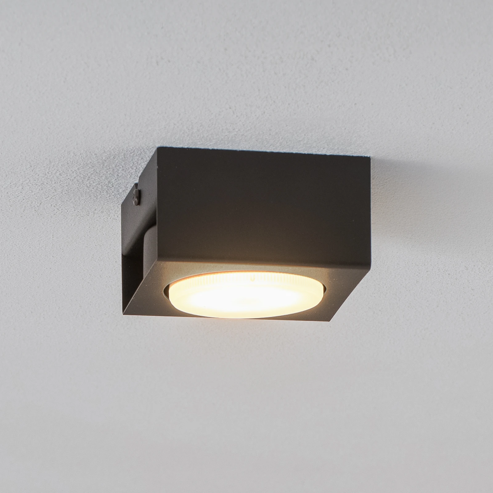 Downlight Ian w kolorze czarnym, 1-punktowa