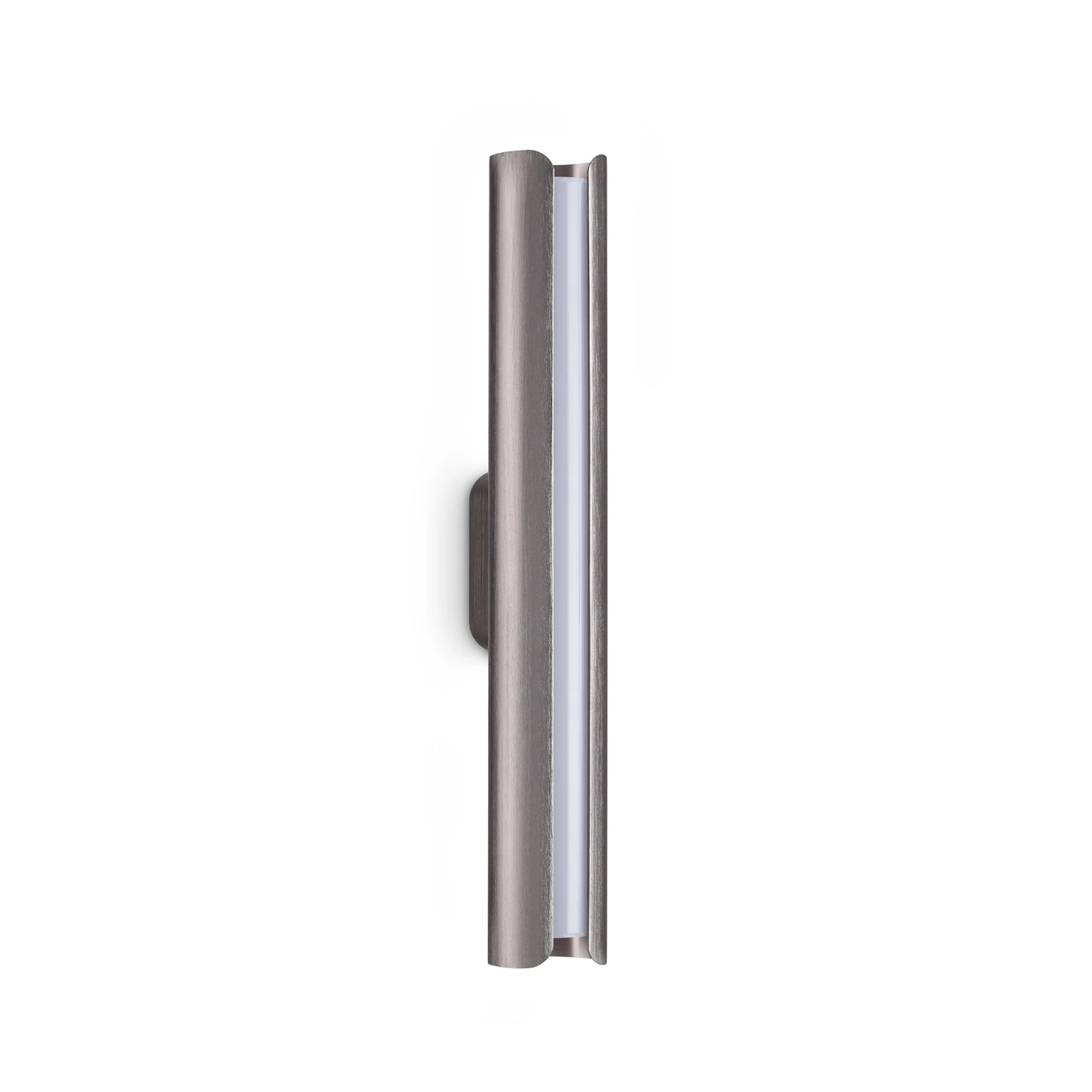 Kinkiet LED IDEAL LUX Dorica w kolorze brązowym, wysokość 30 cm, metal