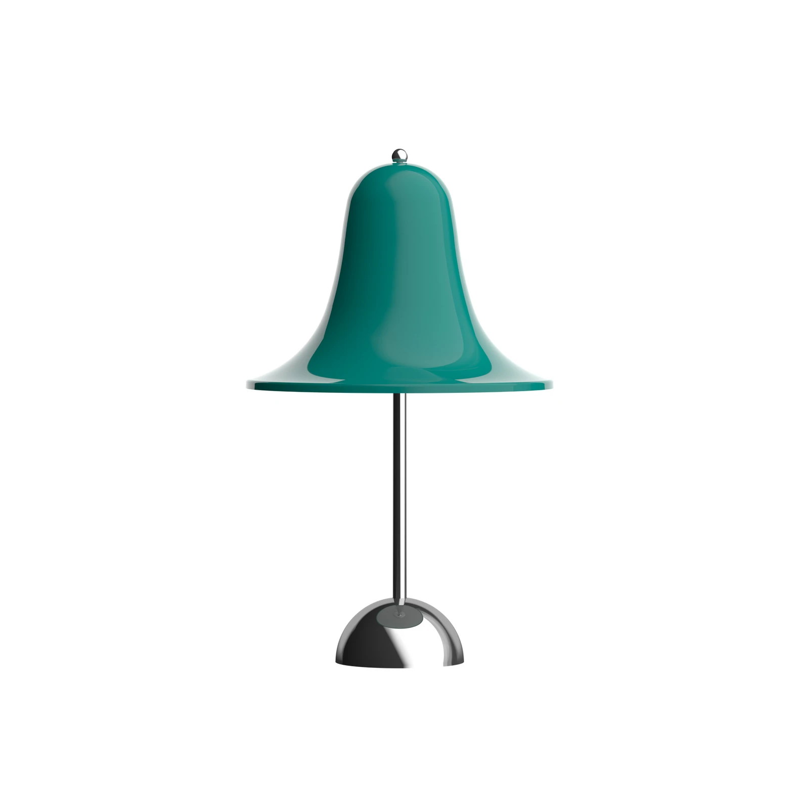 Lampa stołowa LED VERPAN Pantop, ciemnoniebiesko-zielona, IP44