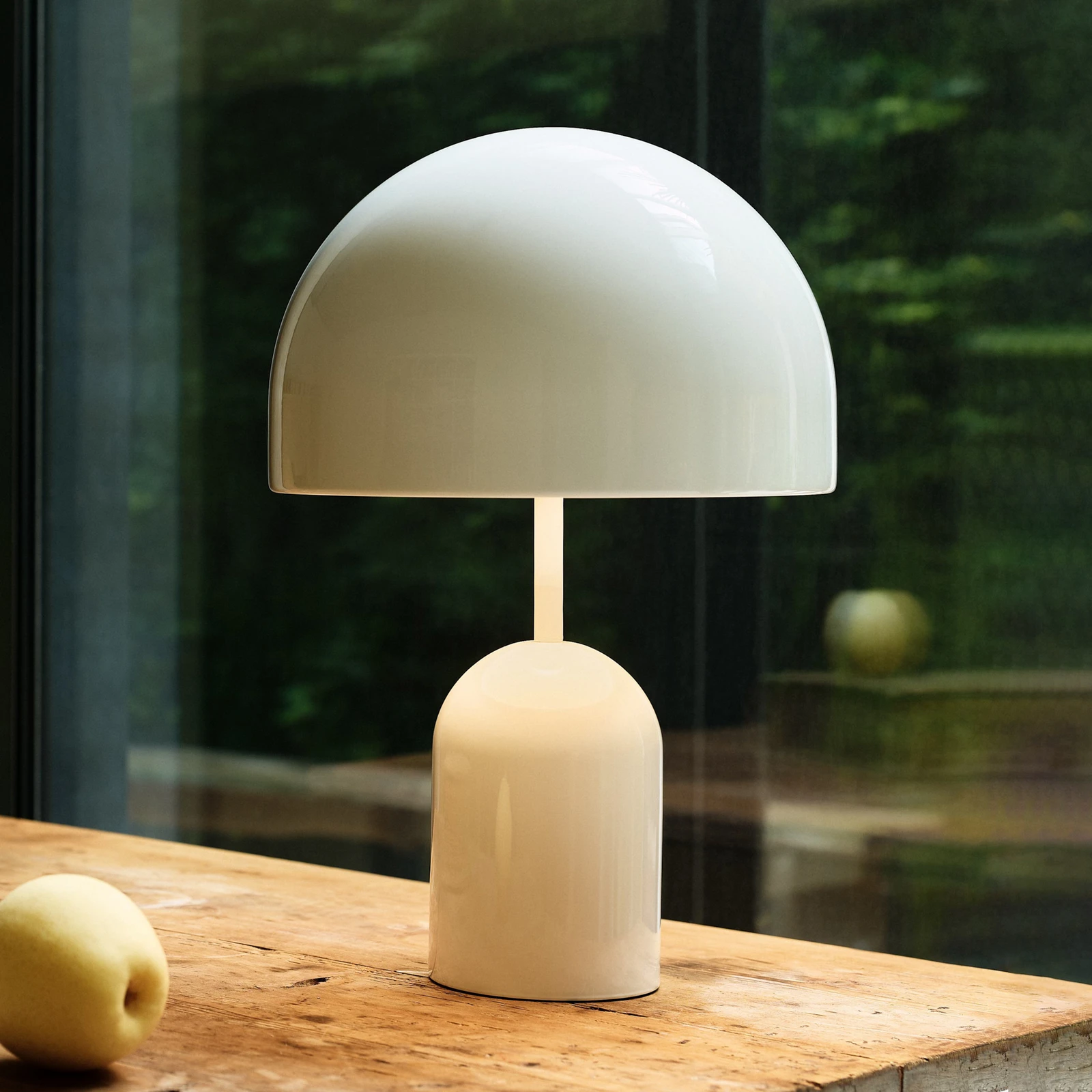 Tom Dixon Lampa stołowa z akumulatorem BELL PORTABLE, biała, 28 cm IP44