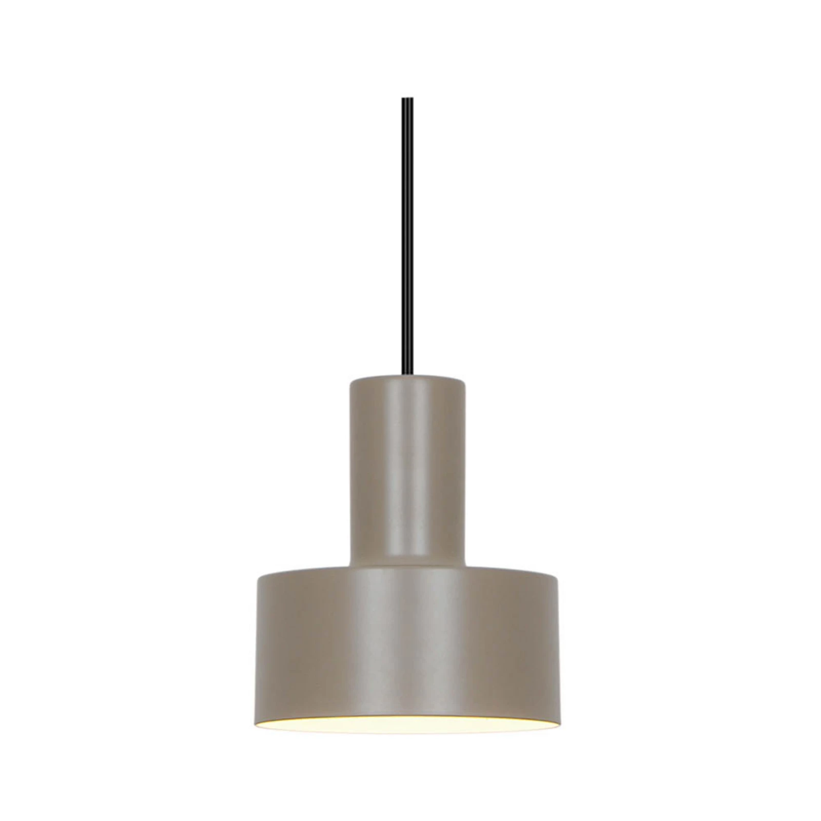 Lampa wisząca Matis, jasnobrązowa, Ø 13 cm, metal