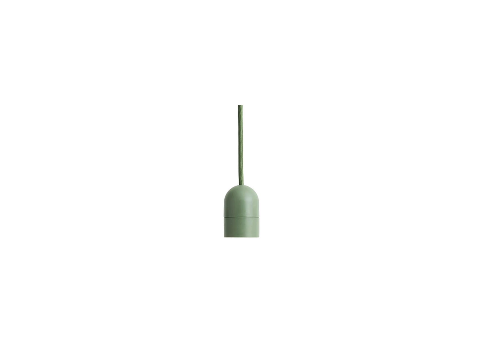 Oprawka wisząca HAY E27 COMMON, zielona, Ø 4,5 cm