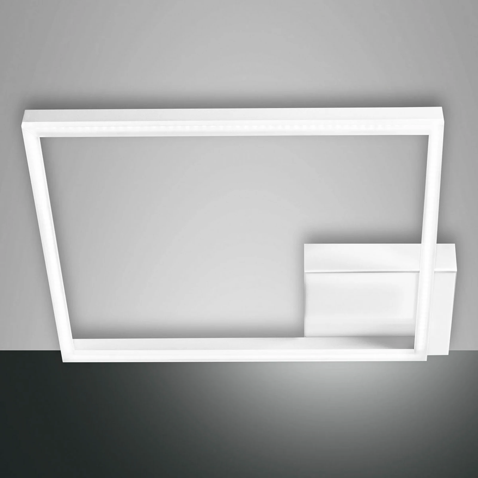 Kwadratowa lampa sufitowa LED Bard, 1-pkt.
