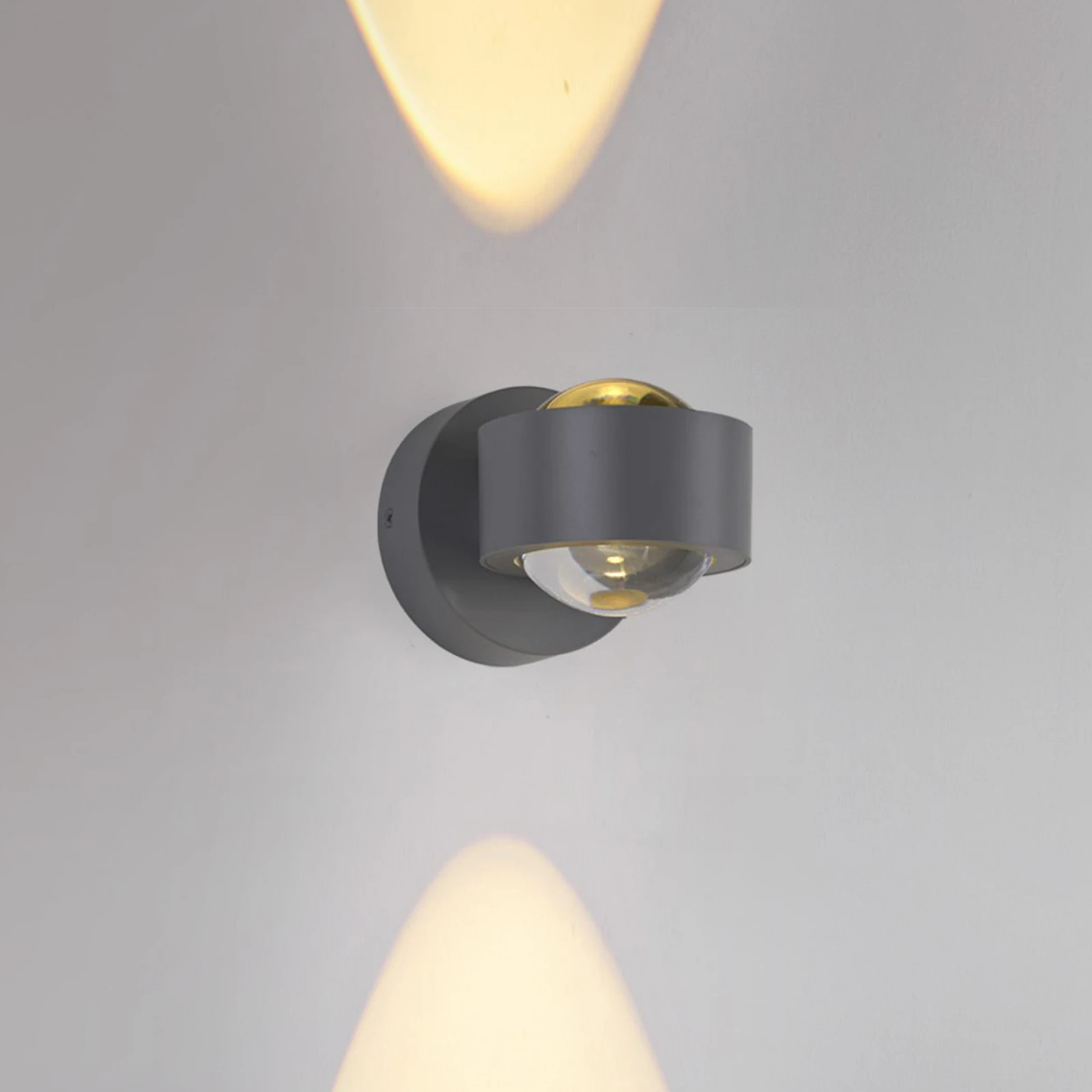 JUST LIGHT. Kinkiet LED Chia, srebrny, żelazo, 3000 K